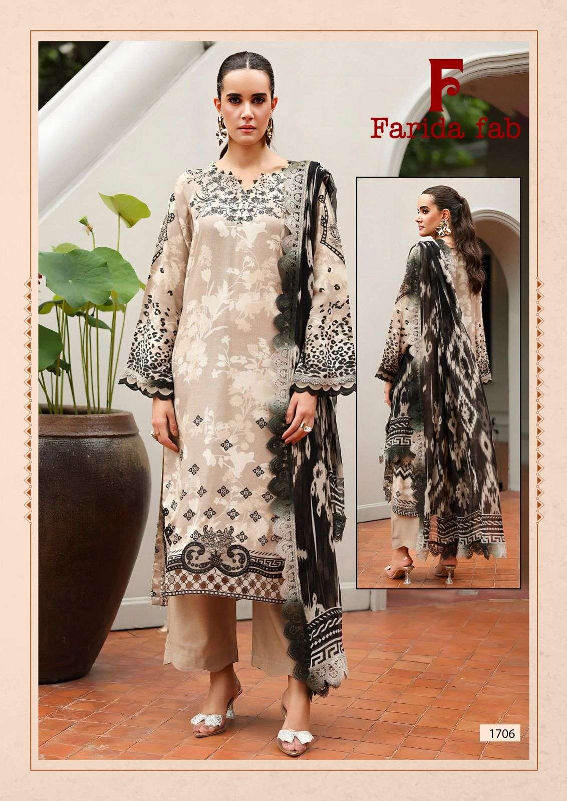 FARIDA FAB ELLIJA B VOL 17 COTTON DIGITAL PRINT SALWAR SUIT
