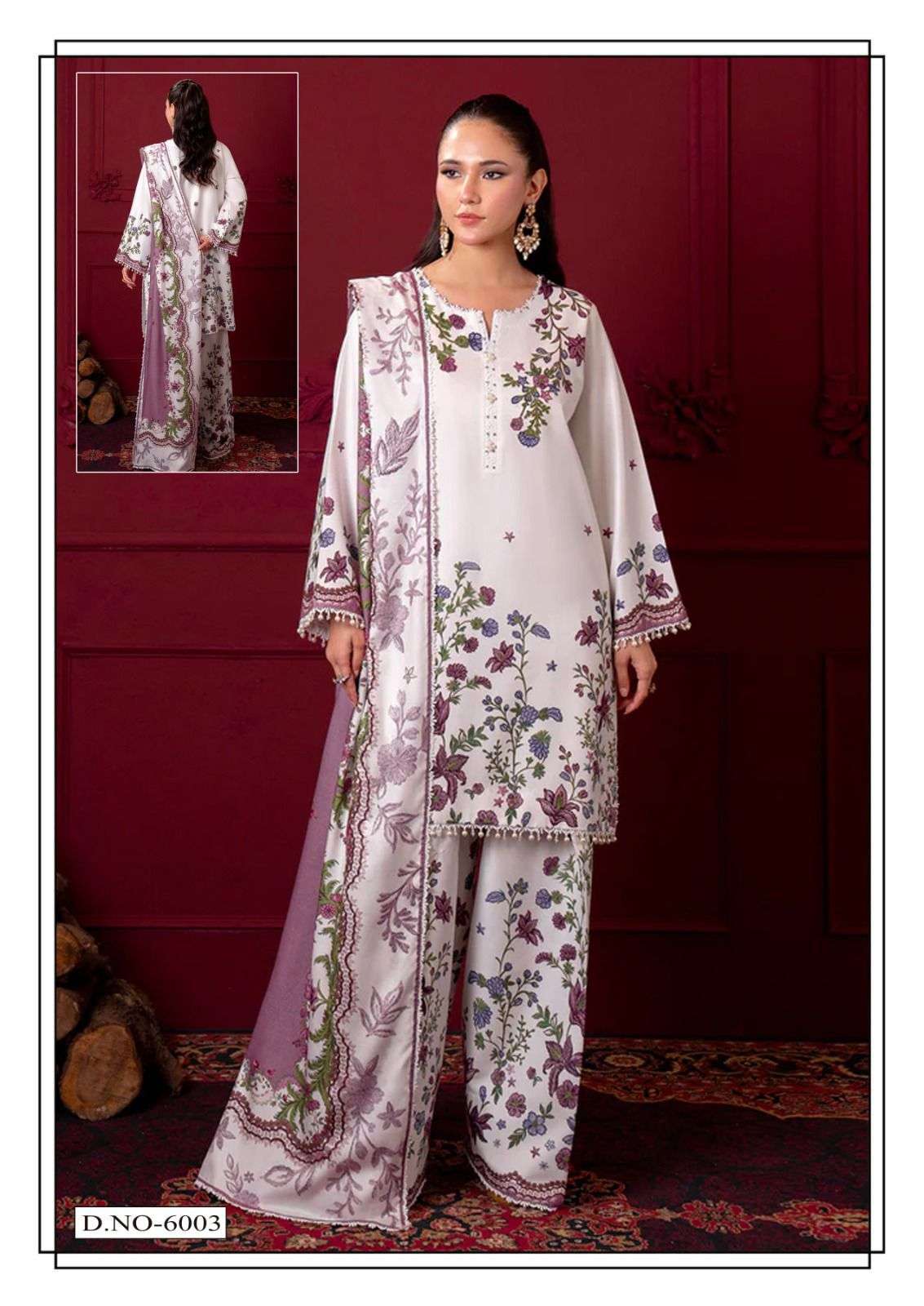 FARIDA FAB RAMSHA VOL 6 COTTON DIGITAL PRINTS SALWAR SUIT