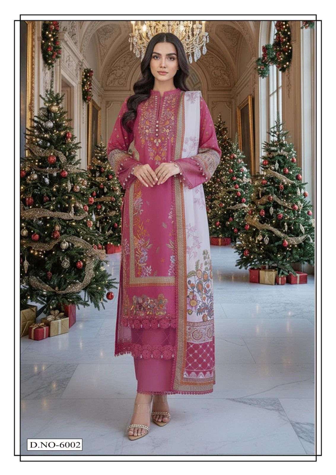 FARIDA FAB RAMSHA VOL 6 COTTON DIGITAL PRINTS SALWAR SUIT