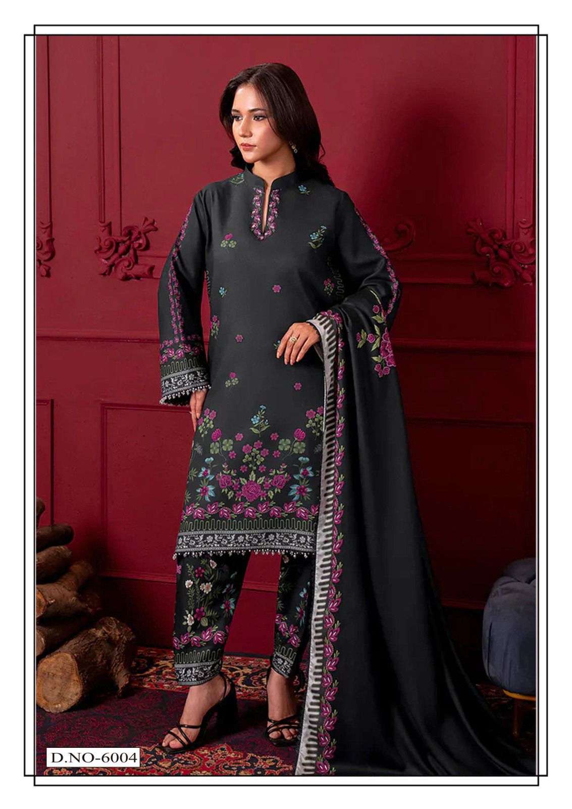 FARIDA FAB RAMSHA VOL 6 COTTON DIGITAL PRINTS SALWAR SUIT