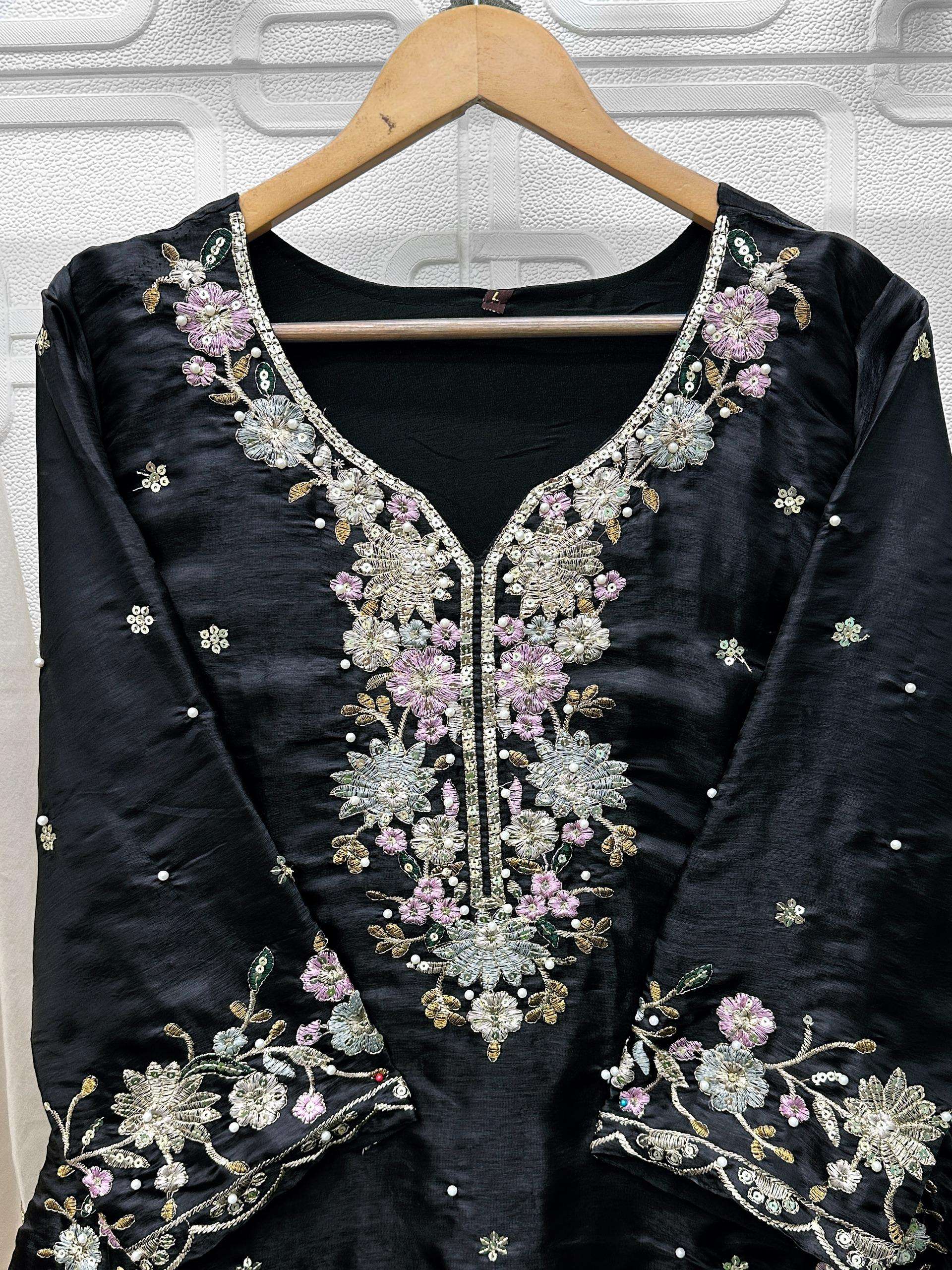 FLORENT D NO 1052 IJKL JIMMY CHOO FABRIC DESIGNER WORK READY MADE PAKISTANI SUIT
