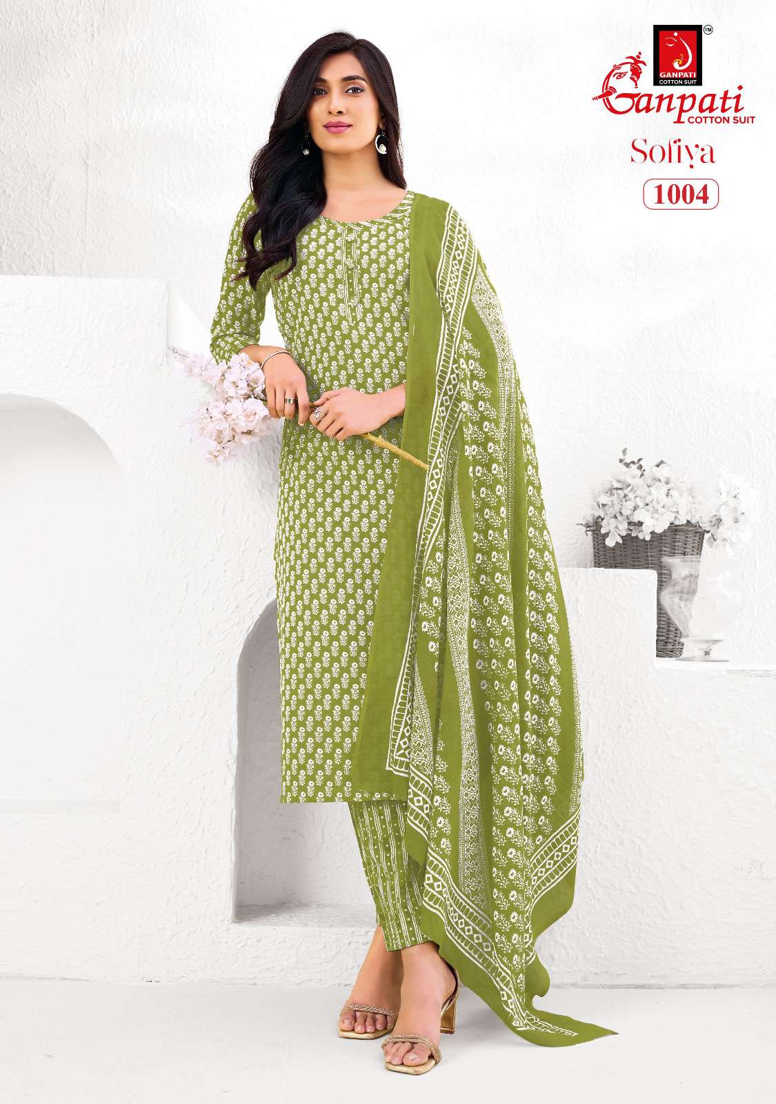 GANPATI SOFIYA VOL 1 COTTON PRINTED LADIES SALWAR SUIT