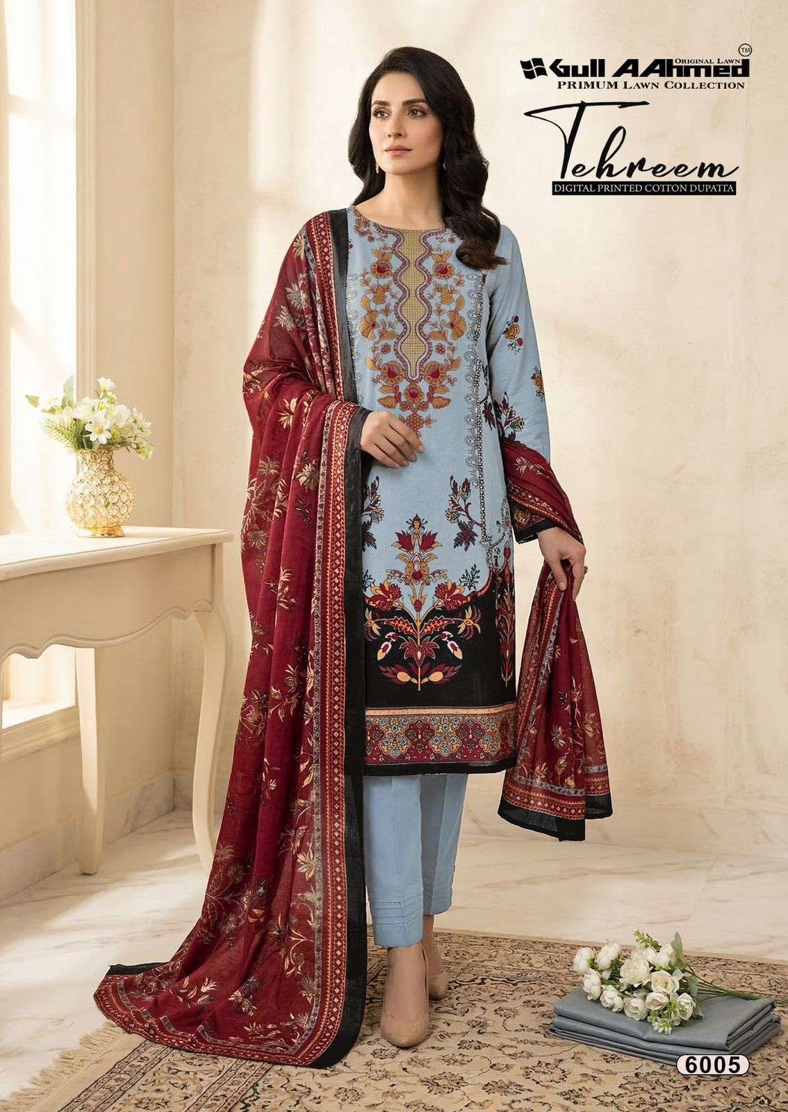 GULL AAHMED TEHREEM VOL 6 COTTON DIGITAL PRINT SALWAR SUIT