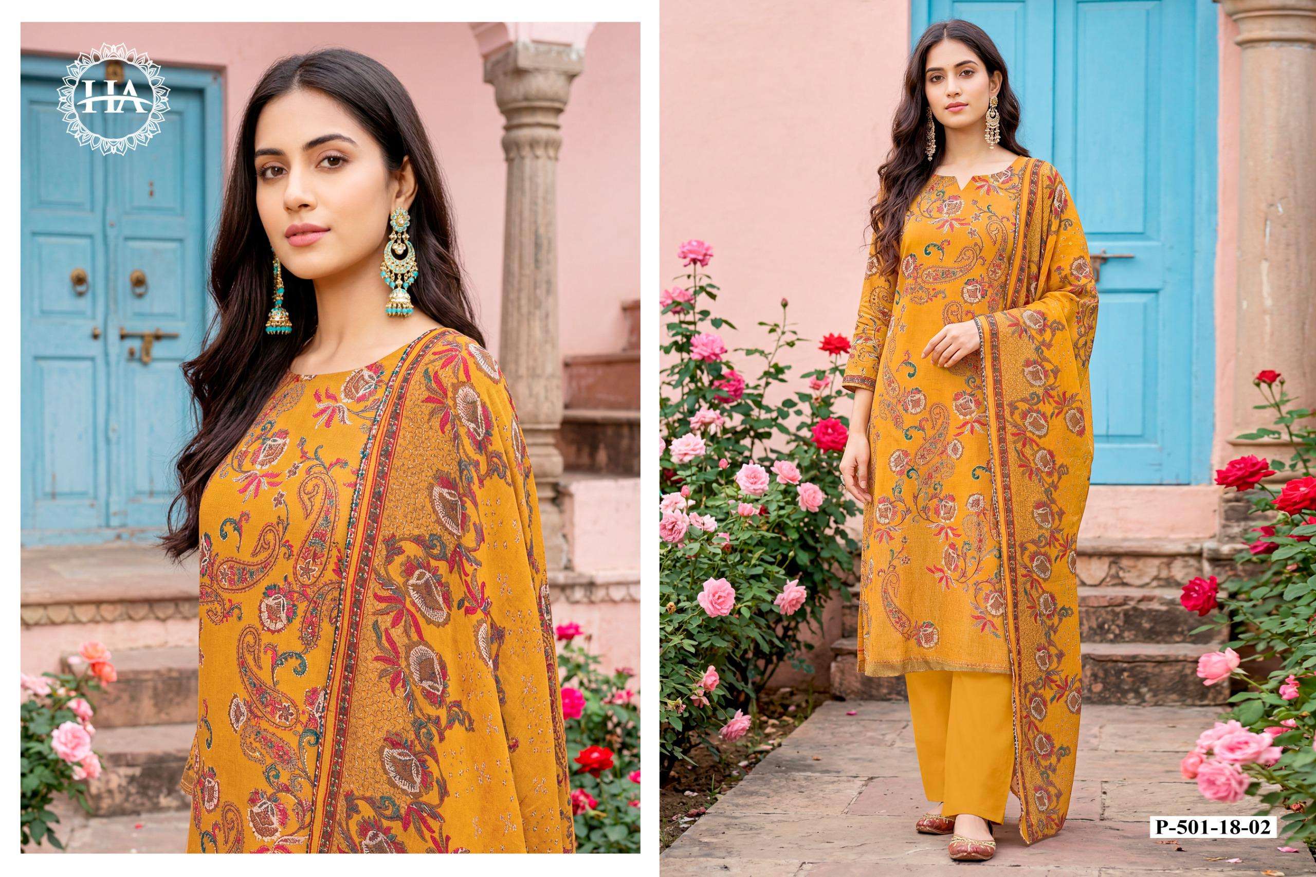 HARSHIT FASHION PARWANI JAM COTTON DESIGNER PRINT SALWAR SUIT