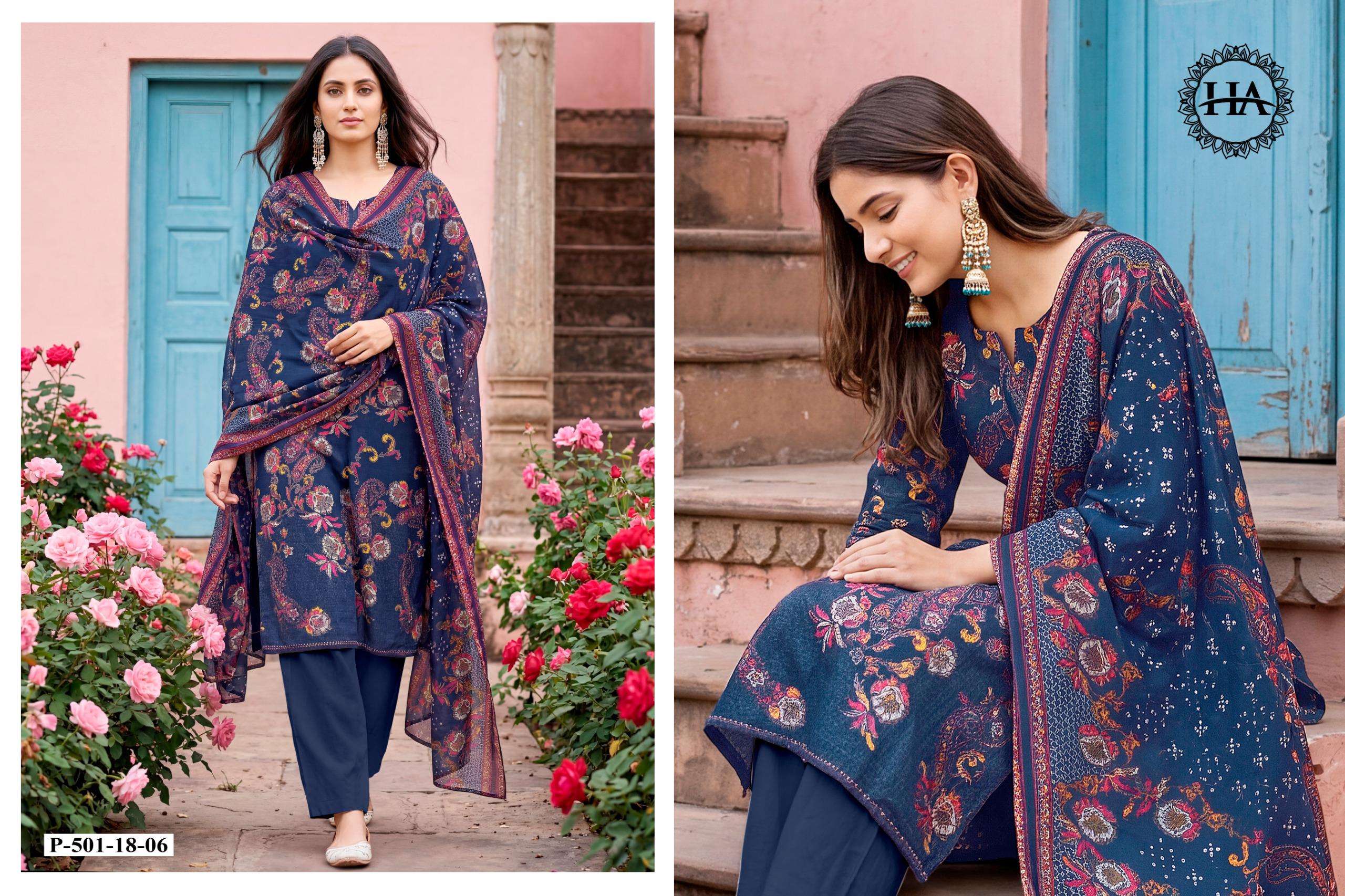 HARSHIT FASHION PARWANI JAM COTTON DESIGNER PRINT SALWAR SUIT