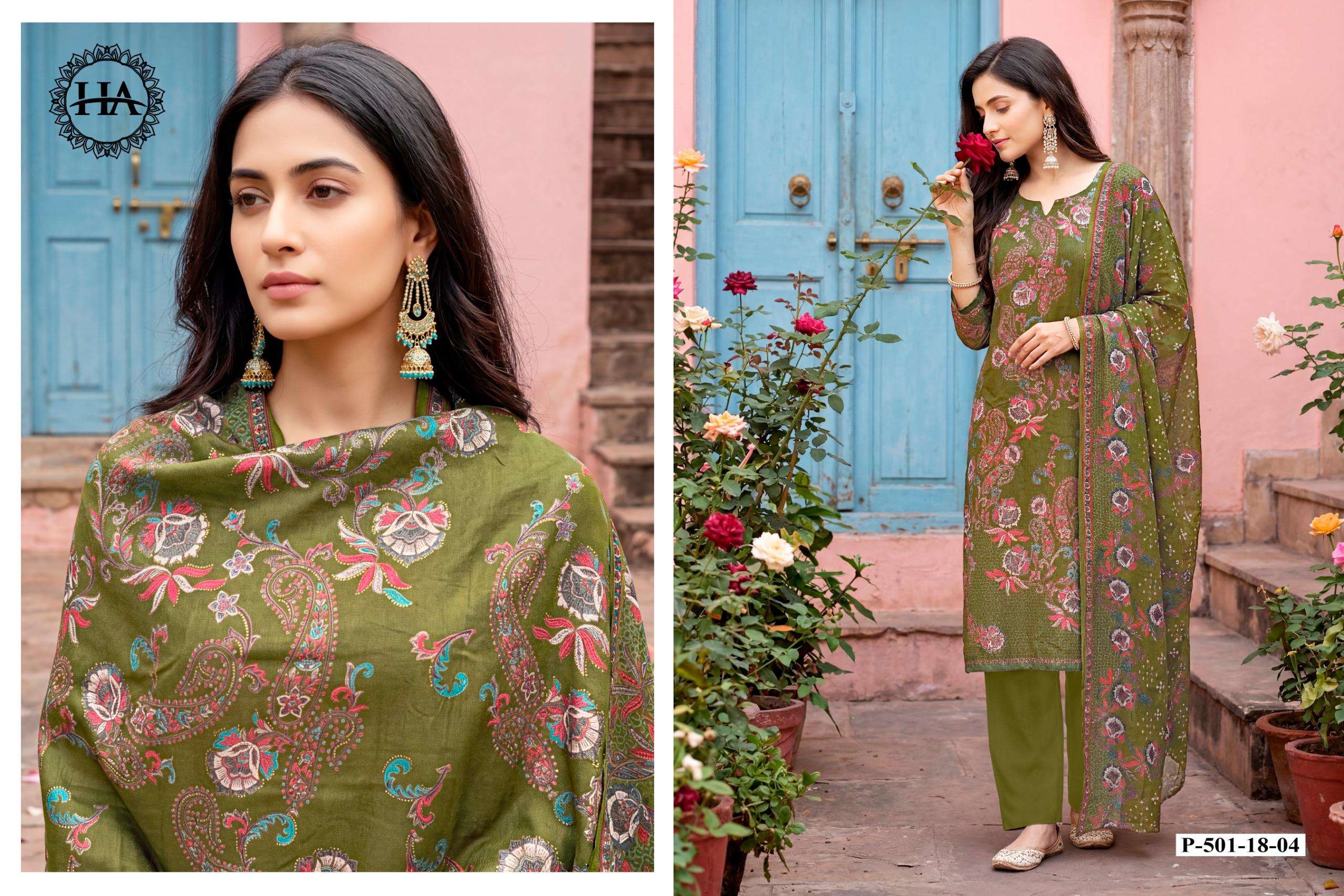 HARSHIT FASHION PARWANI JAM COTTON DESIGNER PRINT SALWAR SUIT