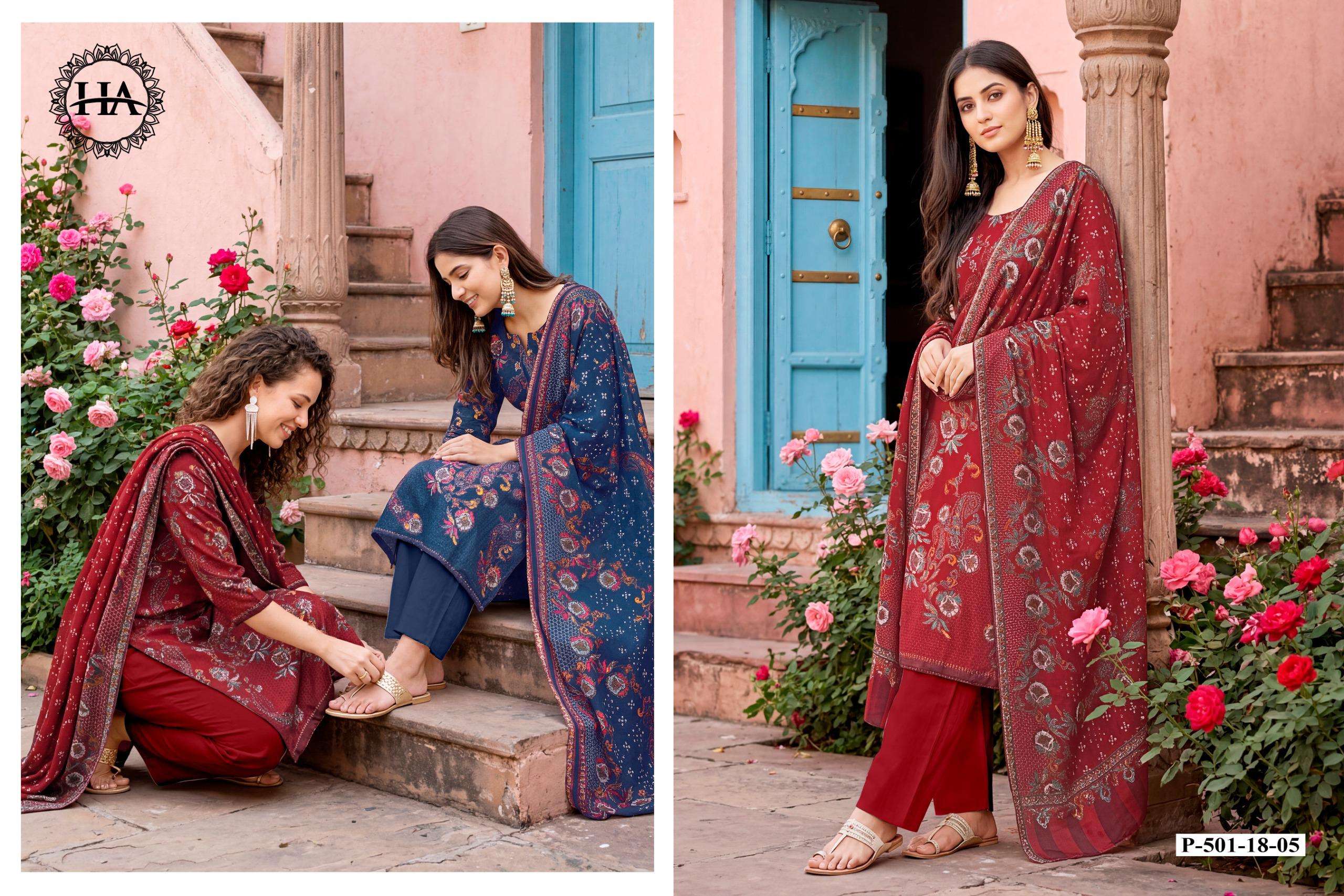 HARSHIT FASHION PARWANI JAM COTTON DESIGNER PRINT SALWAR SUIT
