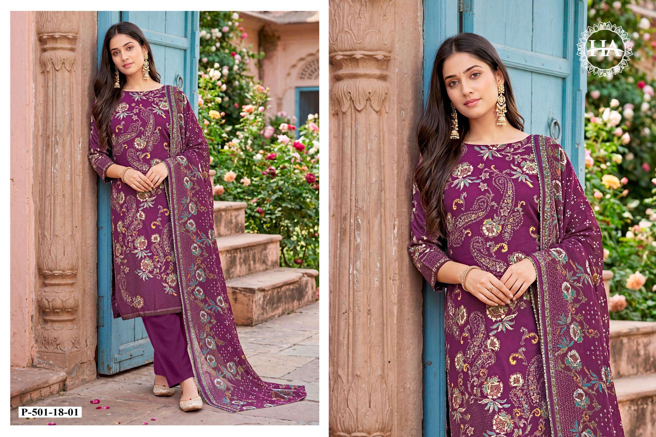 HARSHIT FASHION PARWANI JAM COTTON DESIGNER PRINT SALWAR SUIT