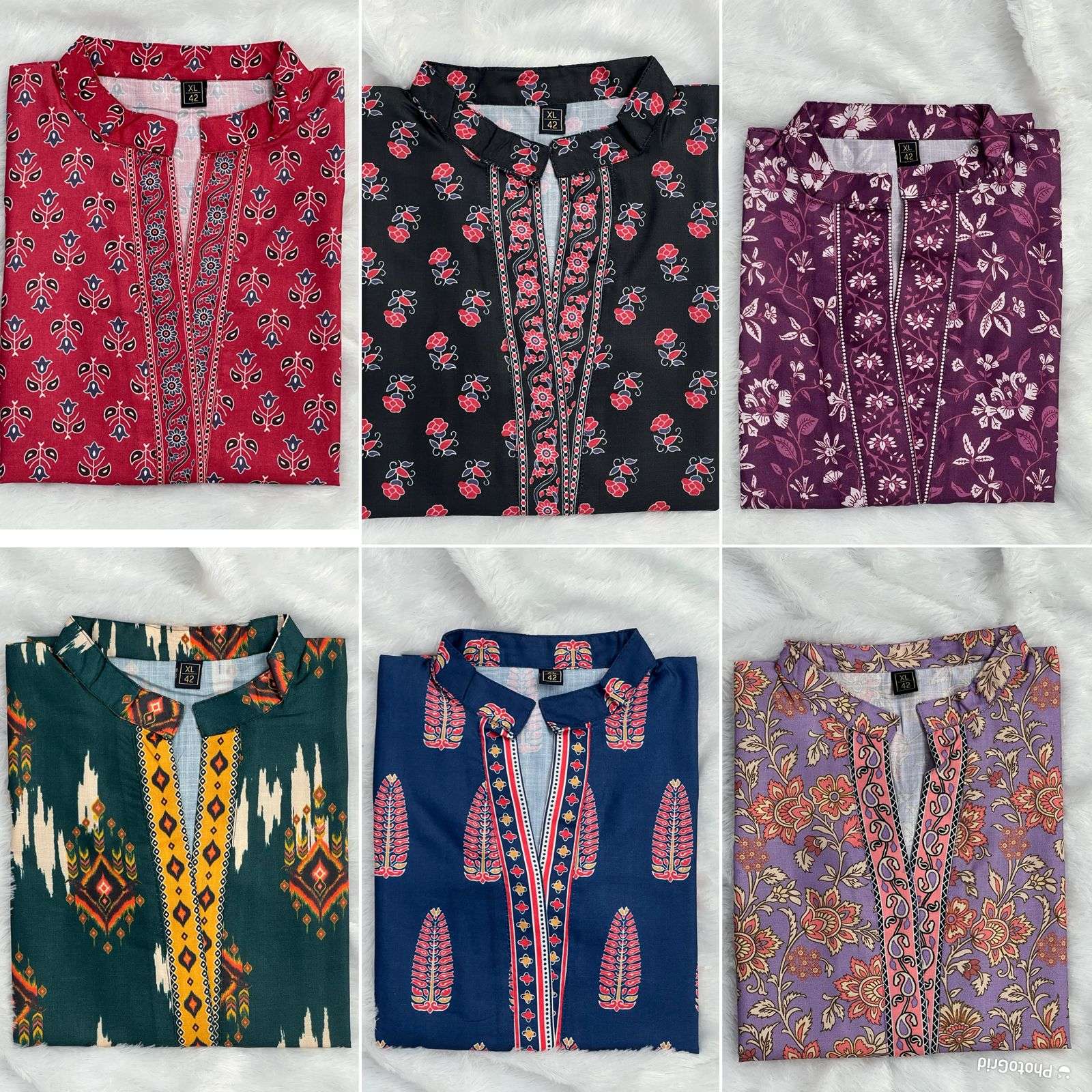 INLI BLUSH 7.0 COTTON PRINTED FANCY SUMMER WEAR LADIES SHORT KURTI