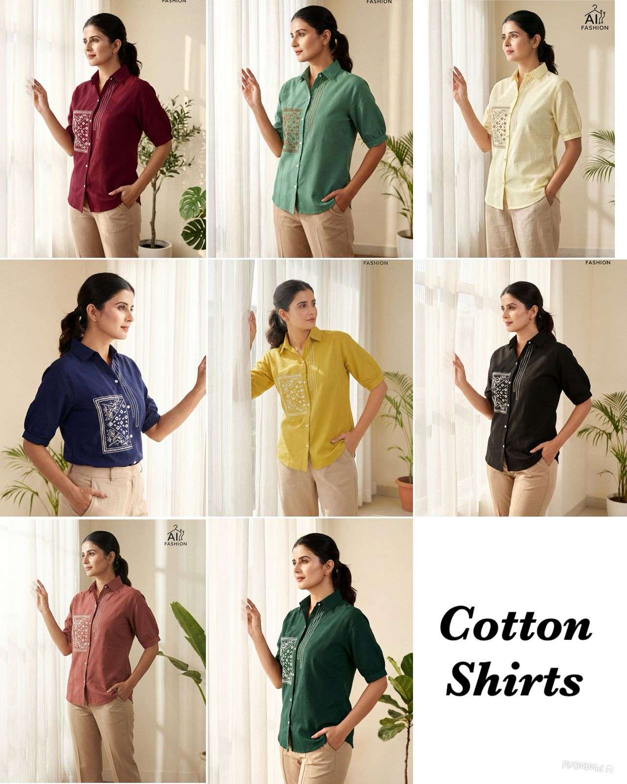 INLI CLASSY LOOK FANCY CAUSAL LOOKS LADIES SHIRT