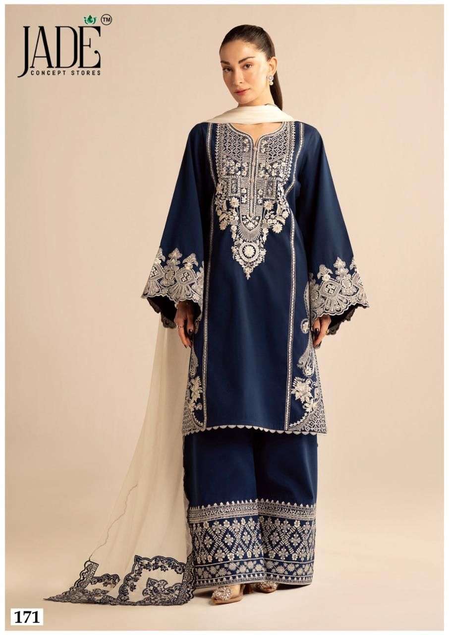 JADE CHEVRON EXCLUSIVE HEAVY COTTON VOL 18 DIGITAL PRINT COTTON SALWAR SUIT