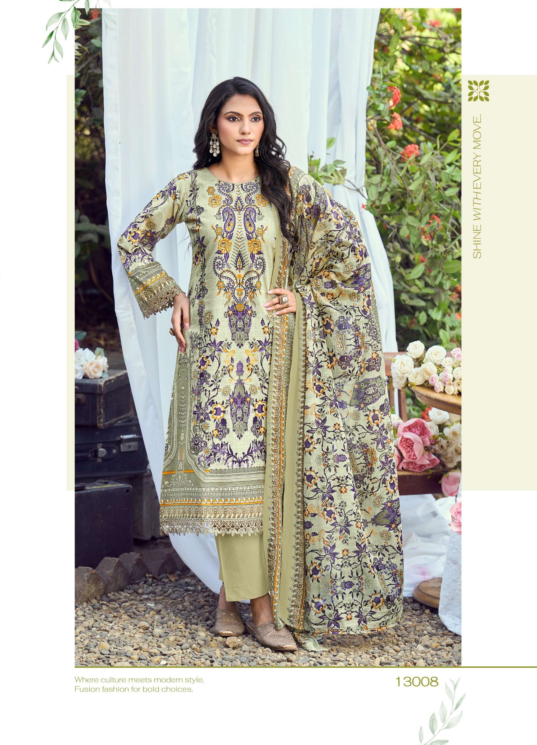 JASH BELLIZA VOL 13 COTTON DIGITAL PRINT SALWAR SUIT