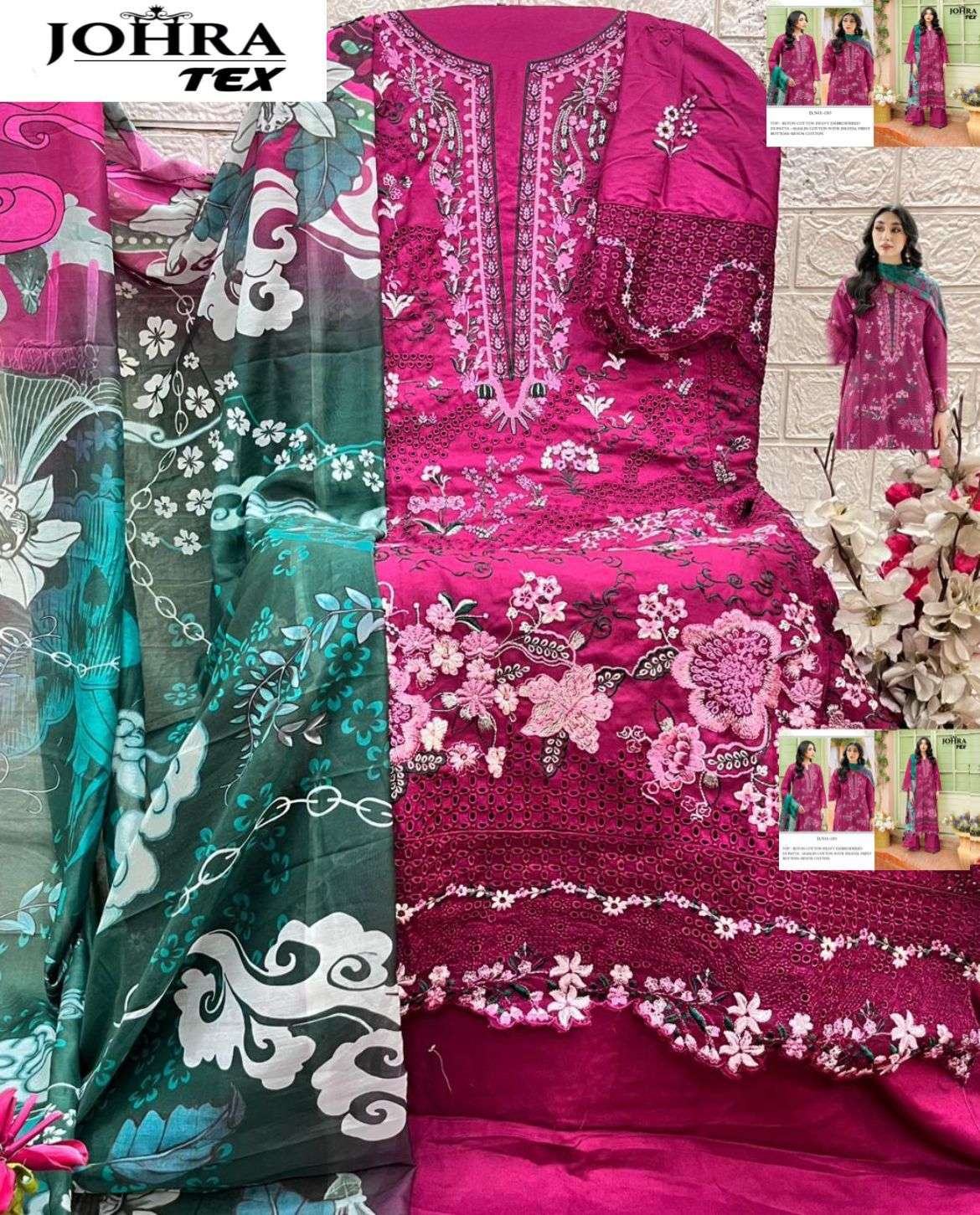 JOHRA TEX JT 193 COTTON WITH EMBROIDERED DESIGNER WORK PAKISTANI SUIT