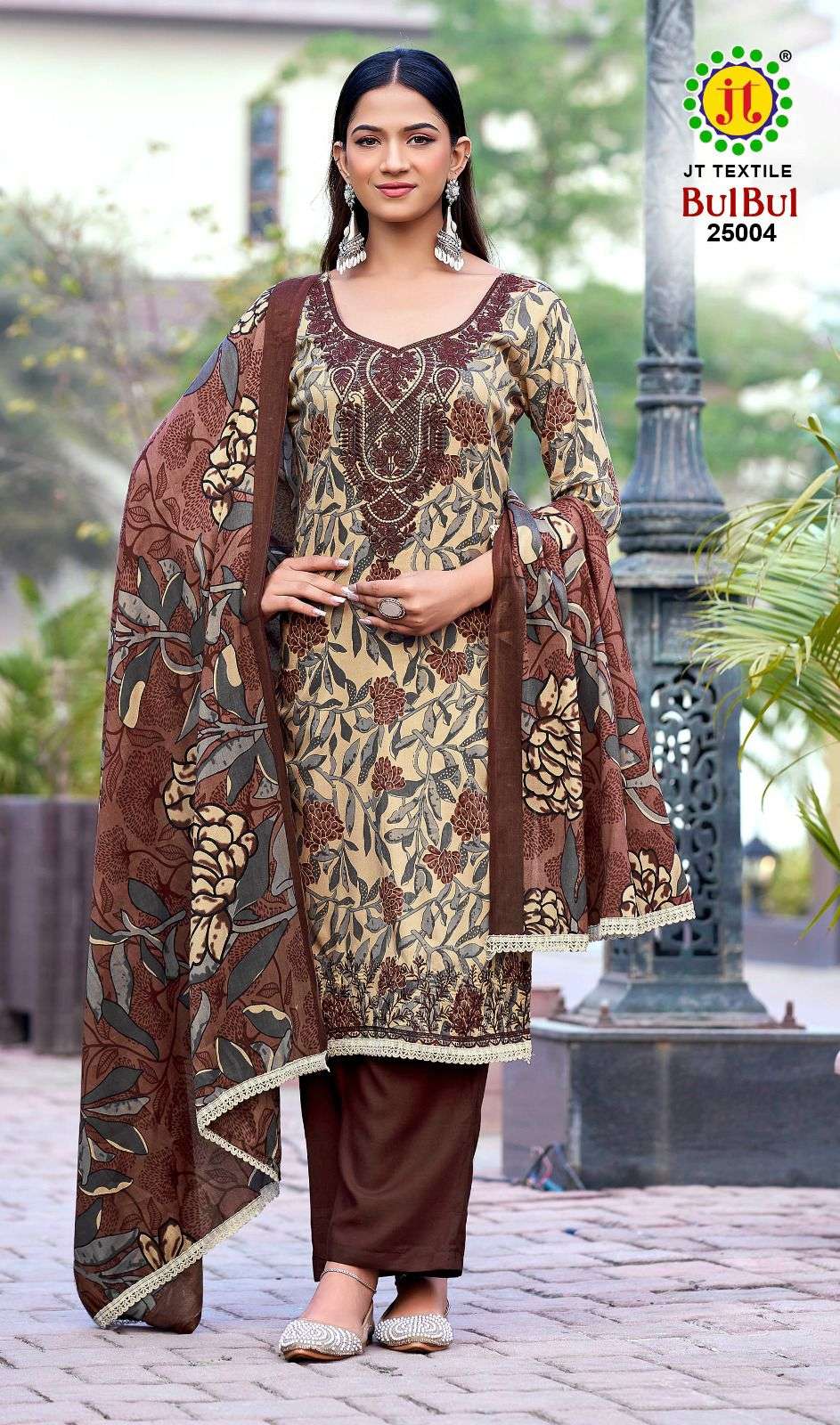 JT BULBUL VOL 25 RAYON FANCY PREMIUM WORKS LADIES SALWAR SUIT