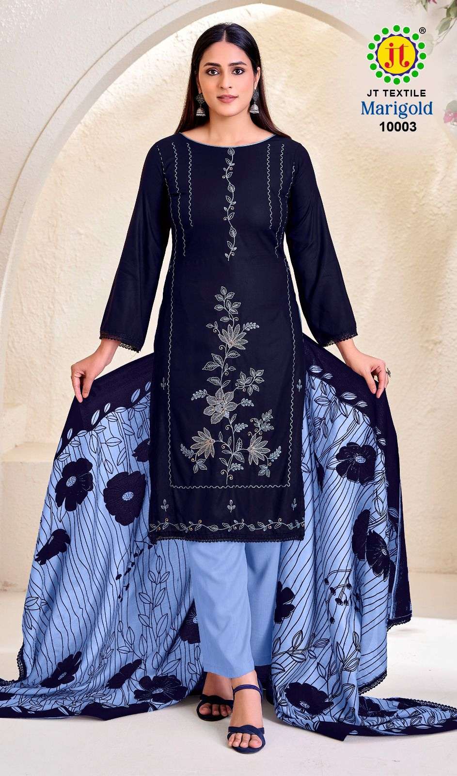 JT MARIGOLD VOL 10 RAYON FANCY WORKS SUIT