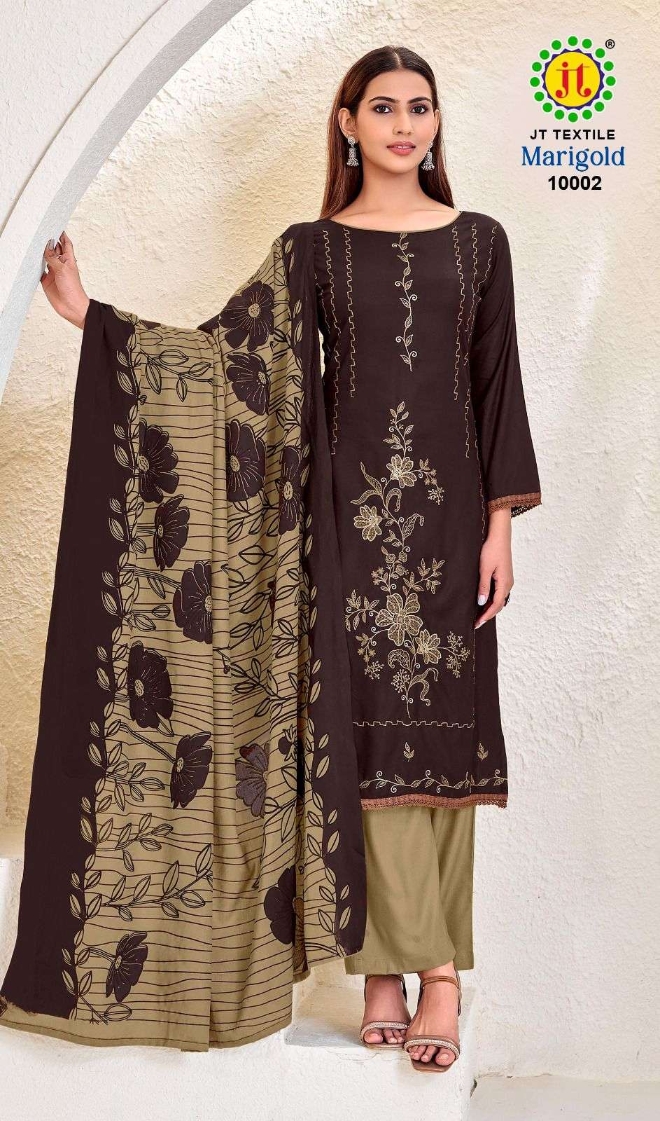 JT MARIGOLD VOL 10 RAYON FANCY WORKS SUIT