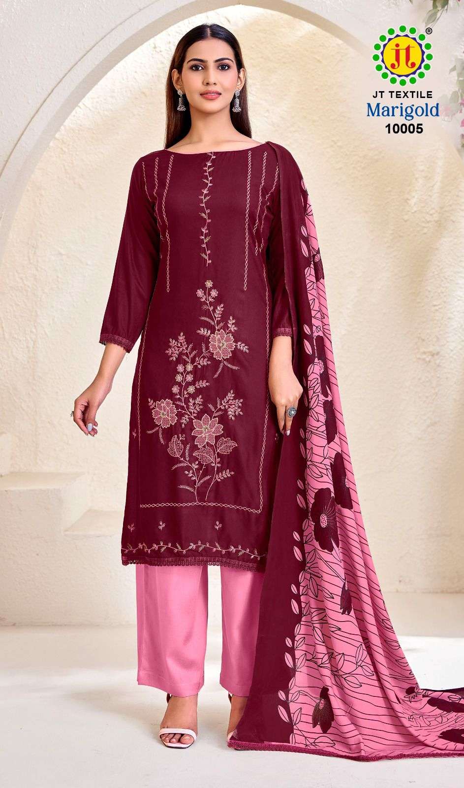JT MARIGOLD VOL 10 RAYON FANCY WORKS SUIT