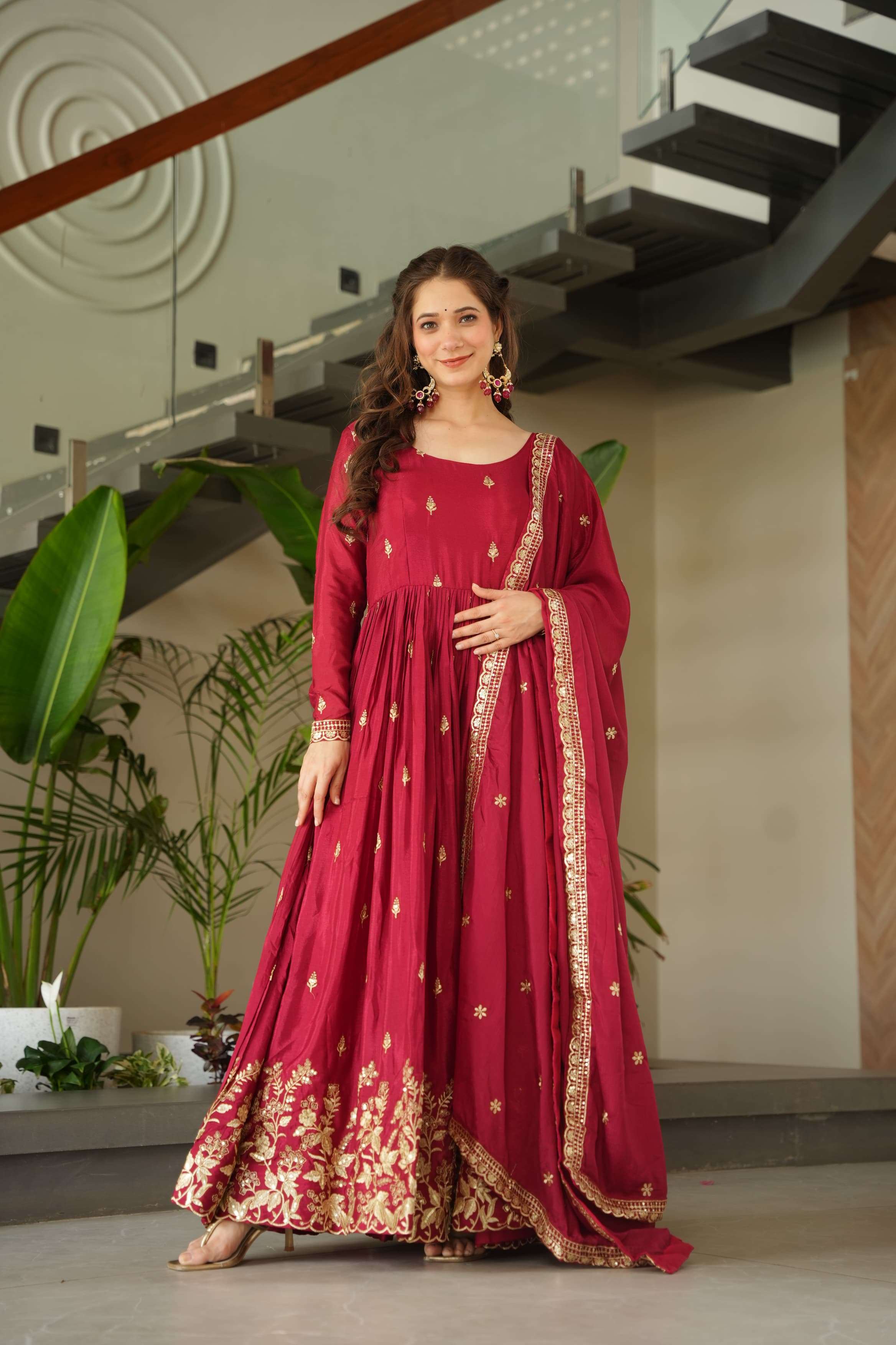 KA 1166 DESIGNER READY MADE GOWN COLLECTION