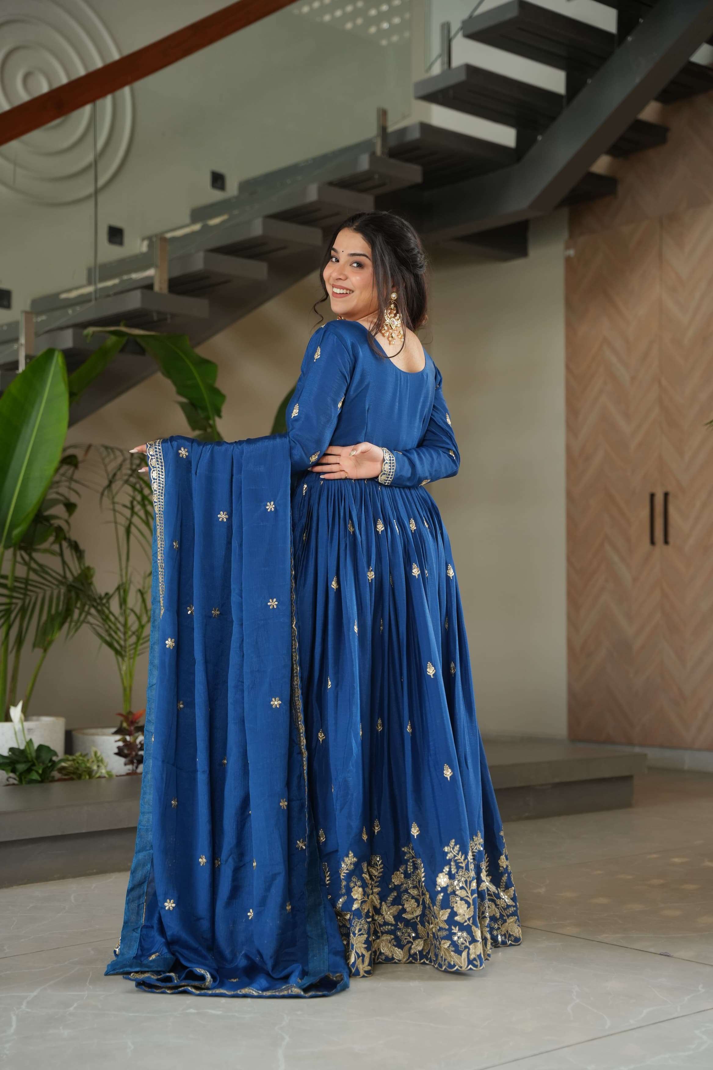 KA 1166 DESIGNER READY MADE GOWN COLLECTION