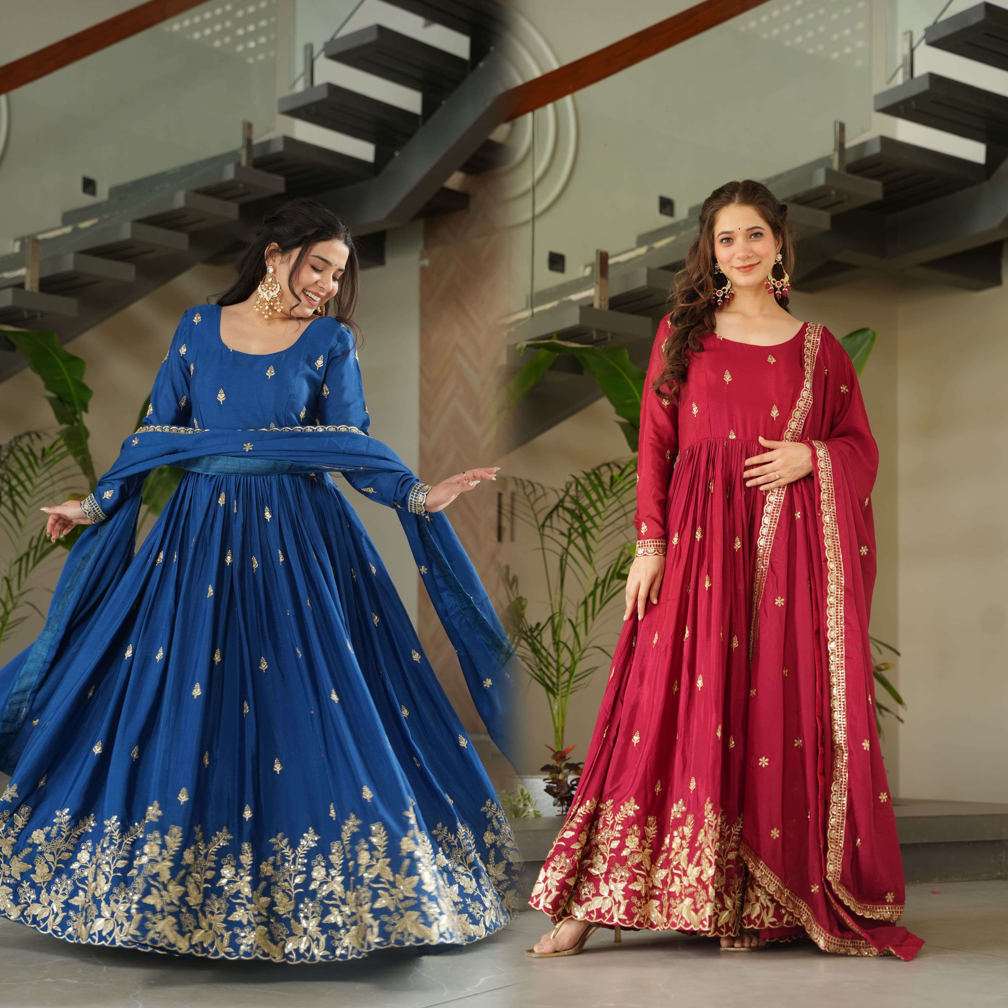 KA 1166 DESIGNER READY MADE GOWN COLLECTION