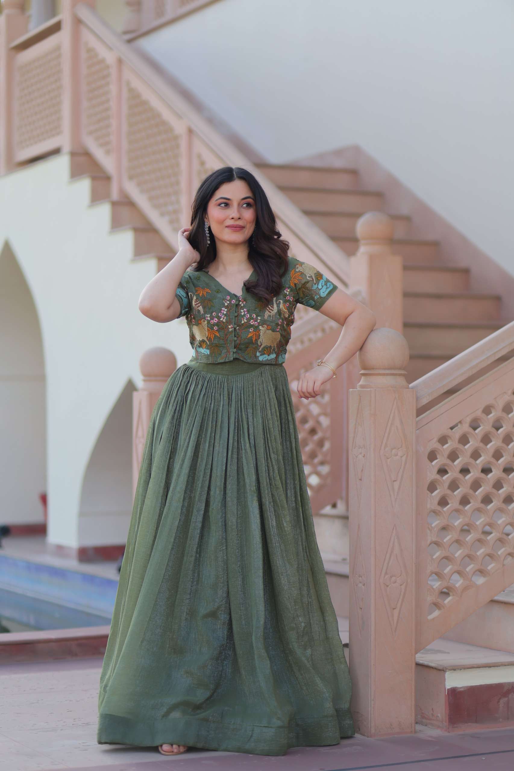 KA 1170 FANCY DESIGNER PARTY WEAR LADIES GOWN