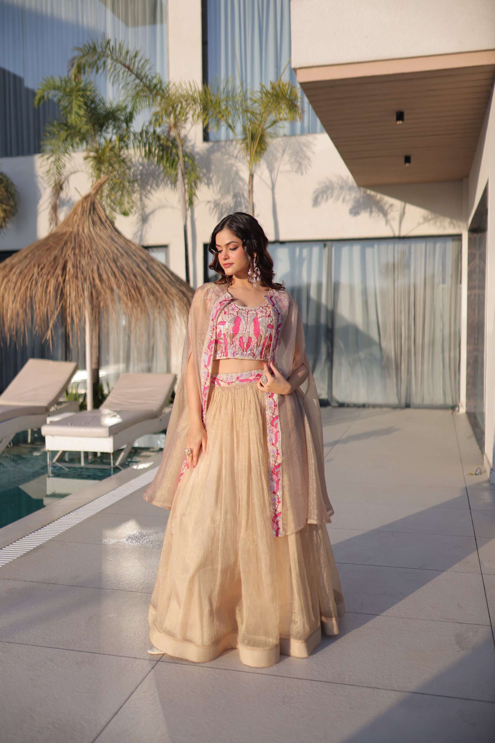 KA 5068 SILK BEAUTIFUL DESIGNER LOOK PARTY WEAR LADIES DRESS
