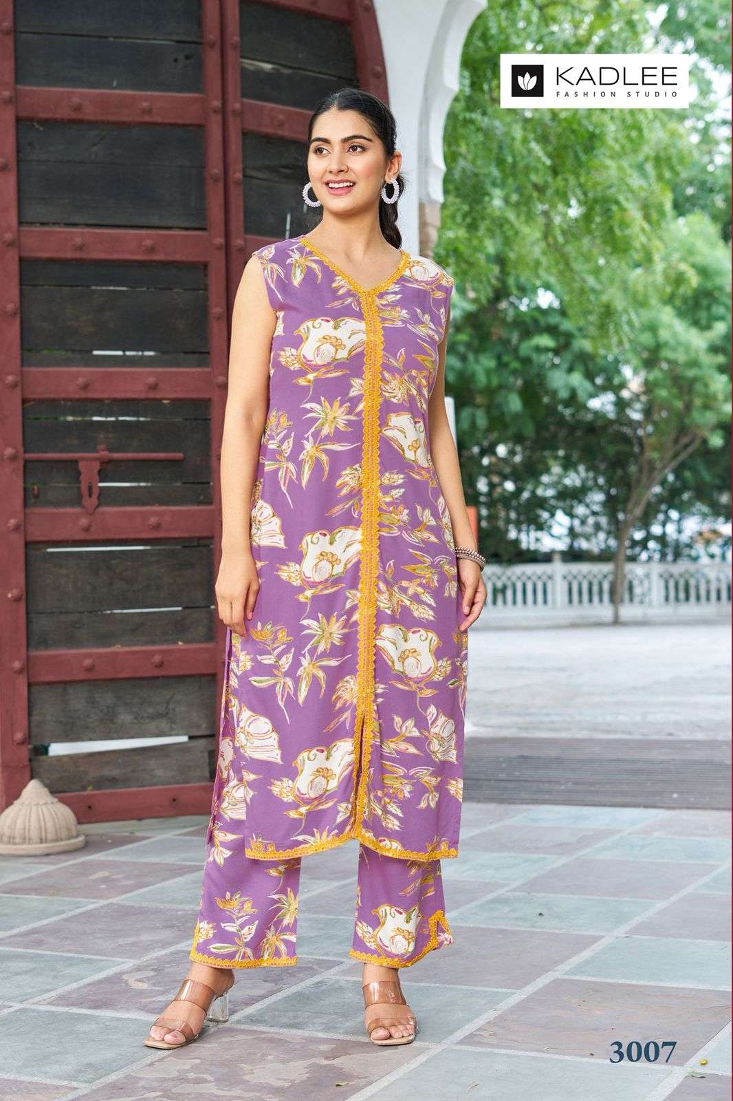 KADLEE FASHION SAAVI VOL 2 RAYON PRINT FANCY LADIES KURTI WITH BOTTOM PAIR 