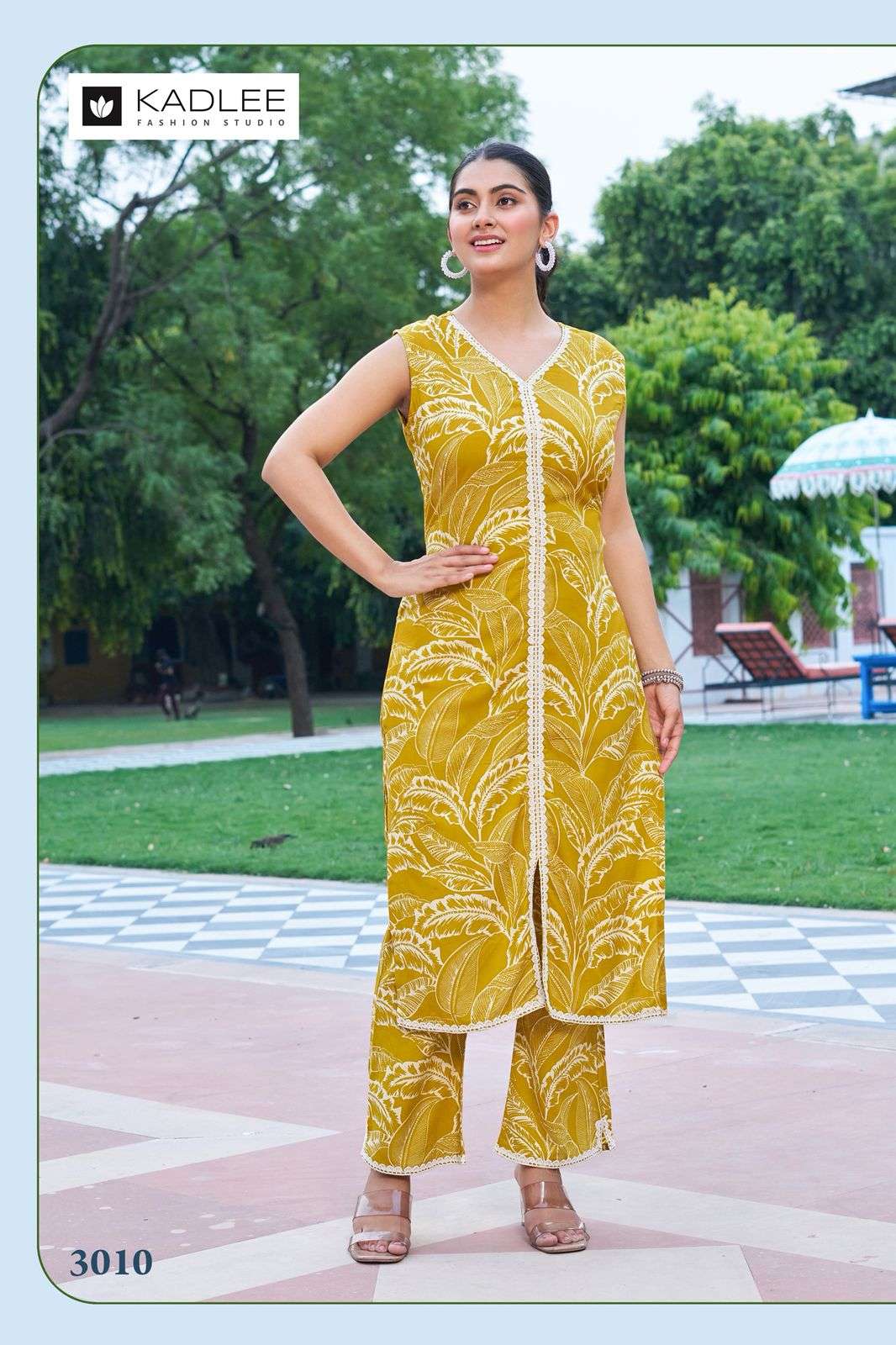 KADLEE FASHION SAAVI VOL 2 RAYON PRINT FANCY LADIES KURTI WITH BOTTOM PAIR 