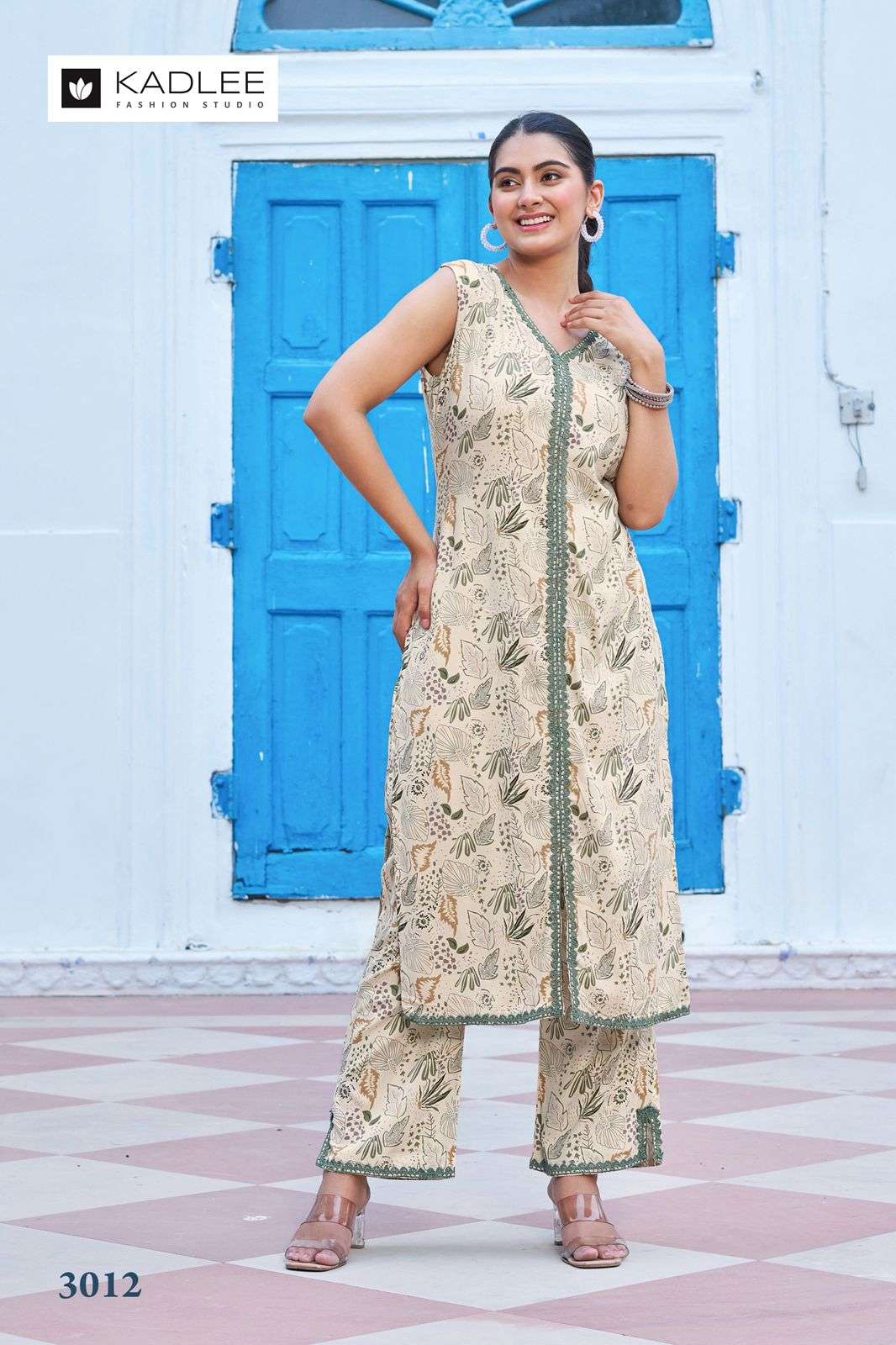 KADLEE FASHION SAAVI VOL 2 RAYON PRINT FANCY LADIES KURTI WITH BOTTOM PAIR 