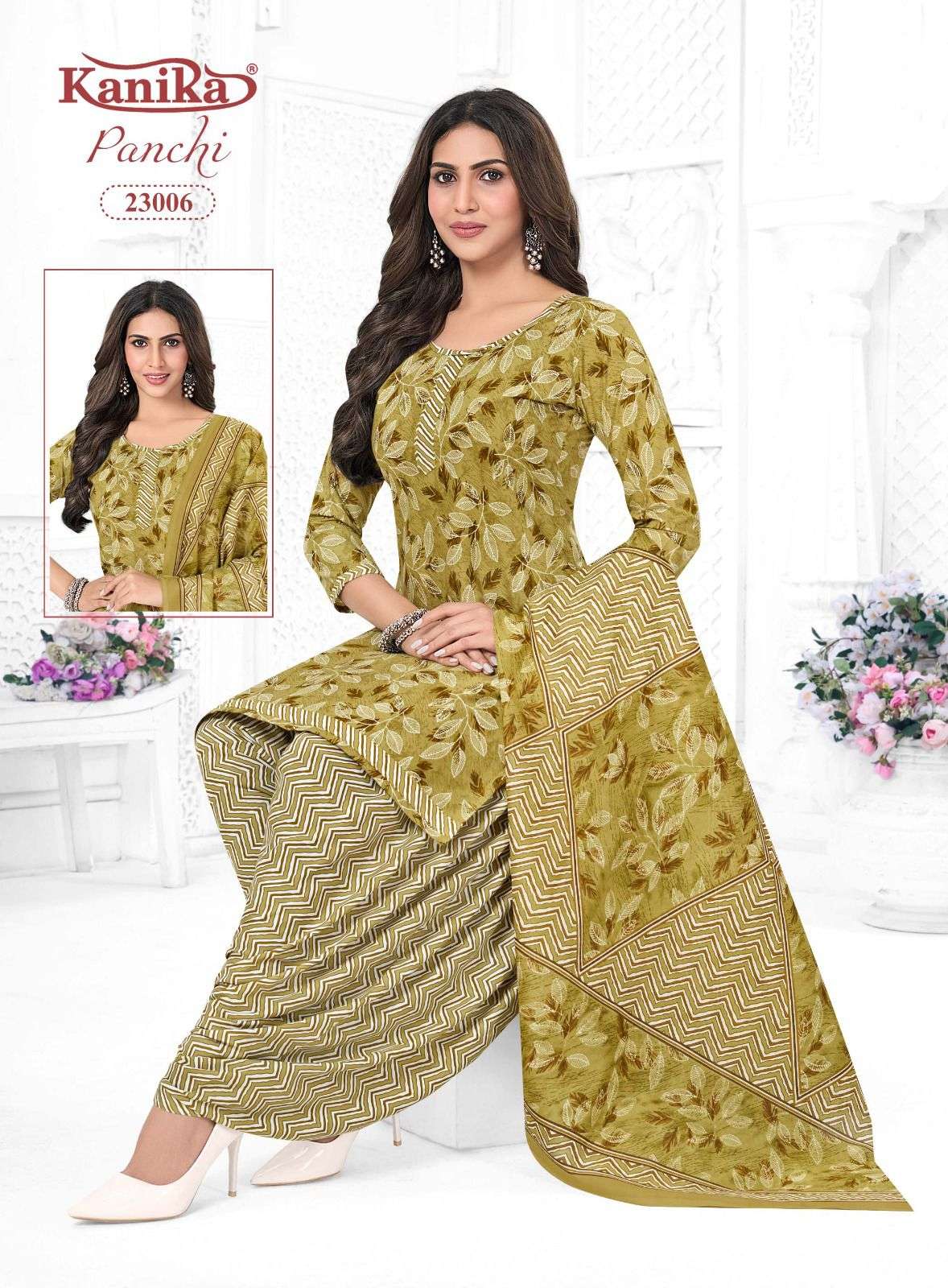 KANIKA PANCHI VOL 23 COTTON READY MADE PATIYALA SUIT