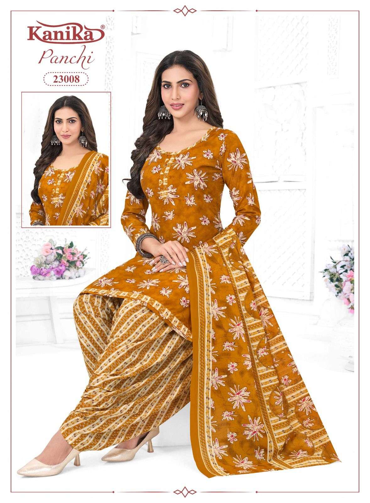 KANIKA PANCHI VOL 23 COTTON READY MADE PATIYALA SUIT