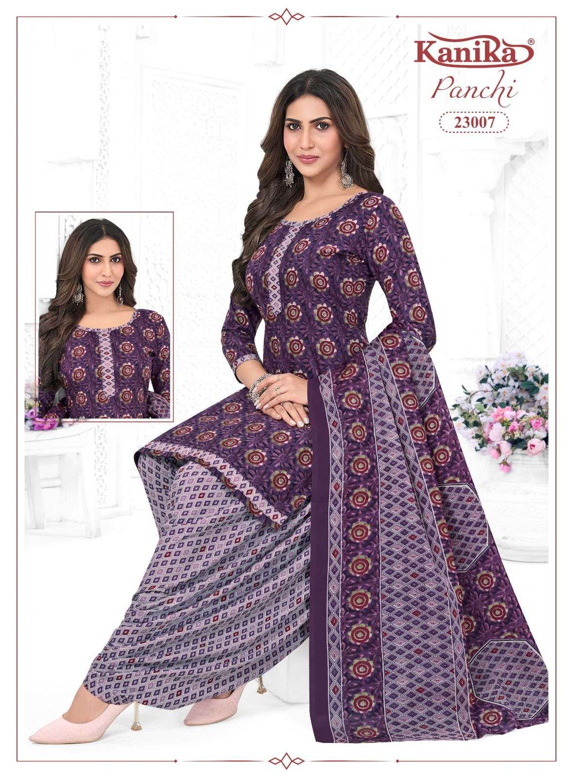 KANIKA PANCHI VOL 23 COTTON READY MADE PATIYALA SUIT