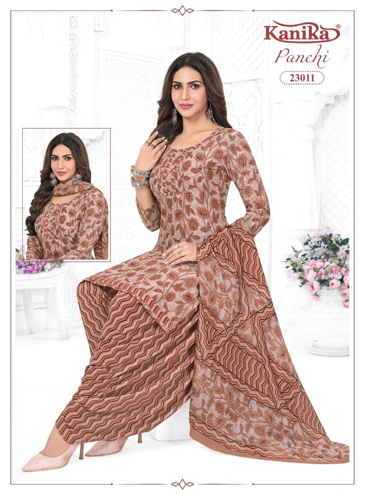 KANIKA PANCHI VOL 23 COTTON READY MADE PATIYALA SUIT