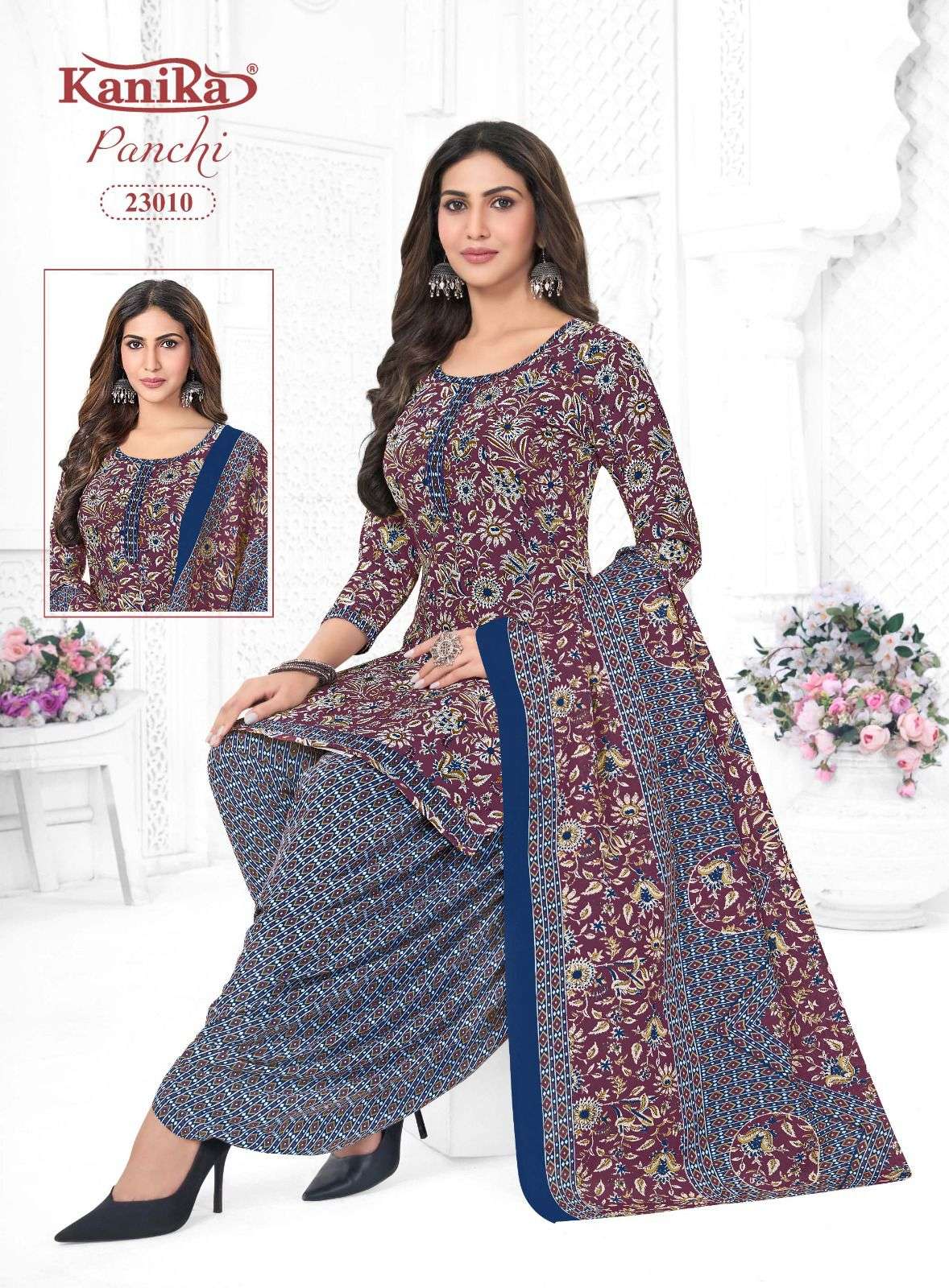 KANIKA PANCHI VOL 23 COTTON READY MADE PATIYALA SUIT