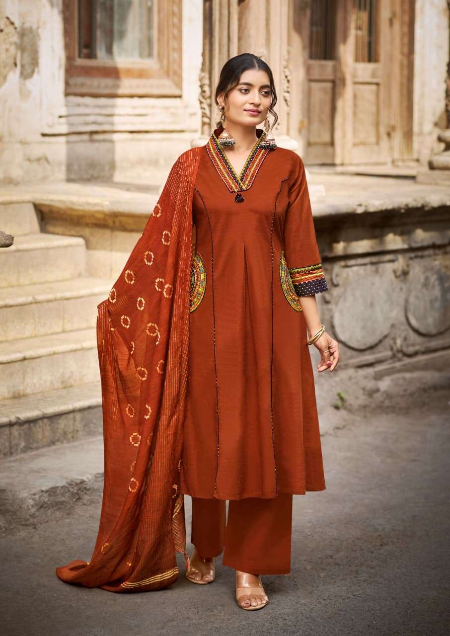 KARISSA KASHMIRA COTTON PREETY LOOKS DESIGNER LADIES 3PCS SET COLLECTION 