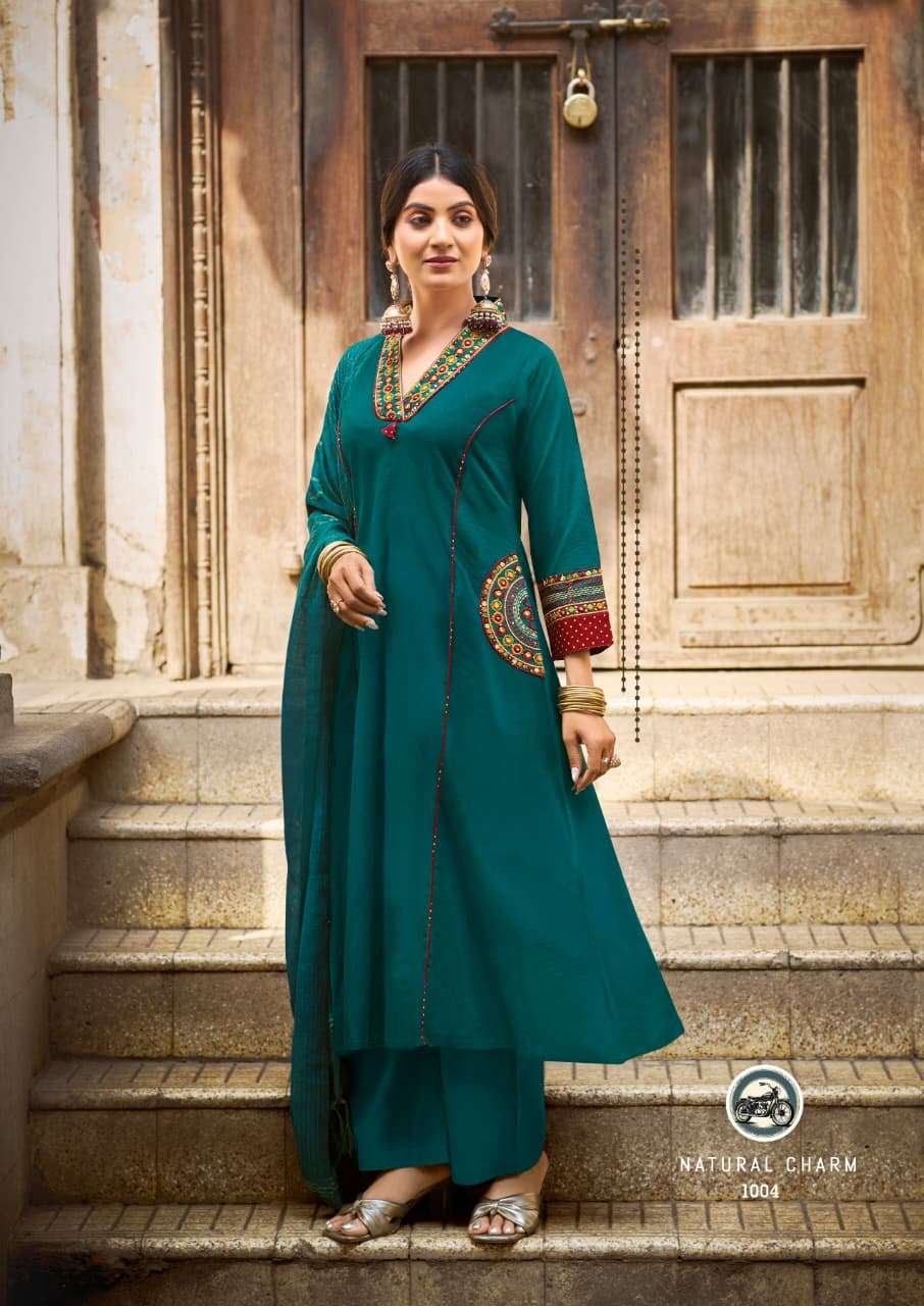 KARISSA KASHMIRA COTTON PREETY LOOKS DESIGNER LADIES 3PCS SET COLLECTION 