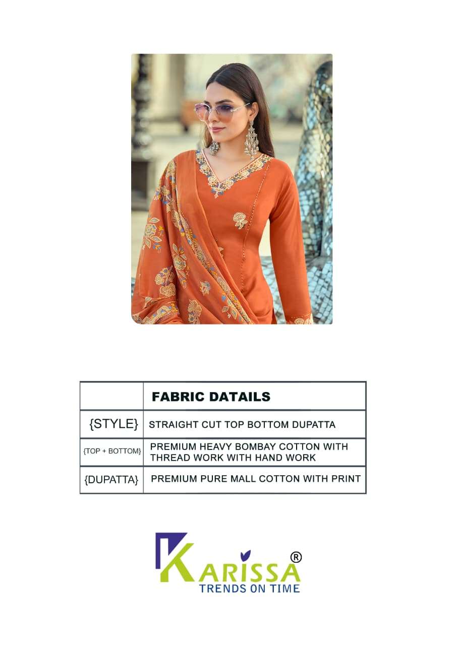 KARISSA SOFIA COTTON FANCY EMBROIDERY WORKS LADIES 3PCS SET COLLECTION 