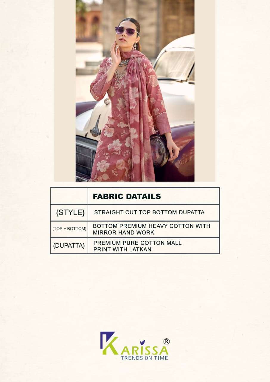 KARISSA SUMMER VIBES COTTON PRINTED FANCY SUMMER WEAR LADIES 3PCS SET COLLECTION 