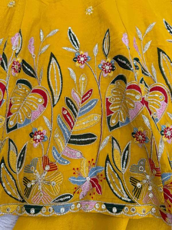KD 1595 SILK HEAVY ELEGANT DESIGNER PARTY WEAR ANARKALI GOWN SUIT