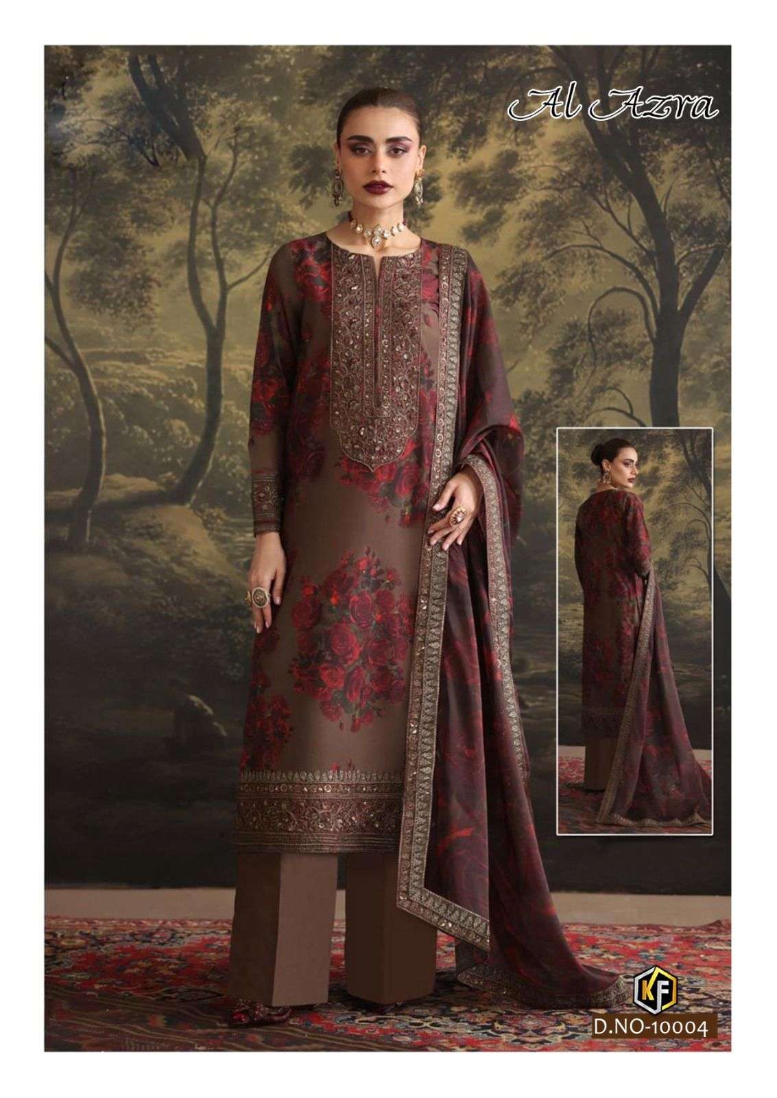 KEVAL FAB AL AZARA VOL 10 COTTON DIGITAL PRINT SALWAR SUIT	