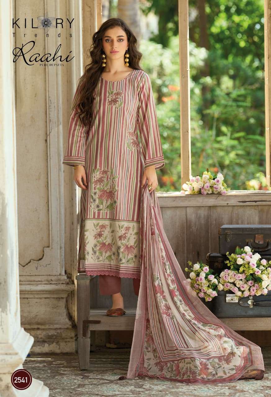 KILORY TRENDS RAAHI LAWN COTTON DIGITAL PRINT WITH EMBROIDERY WORK SUIT
