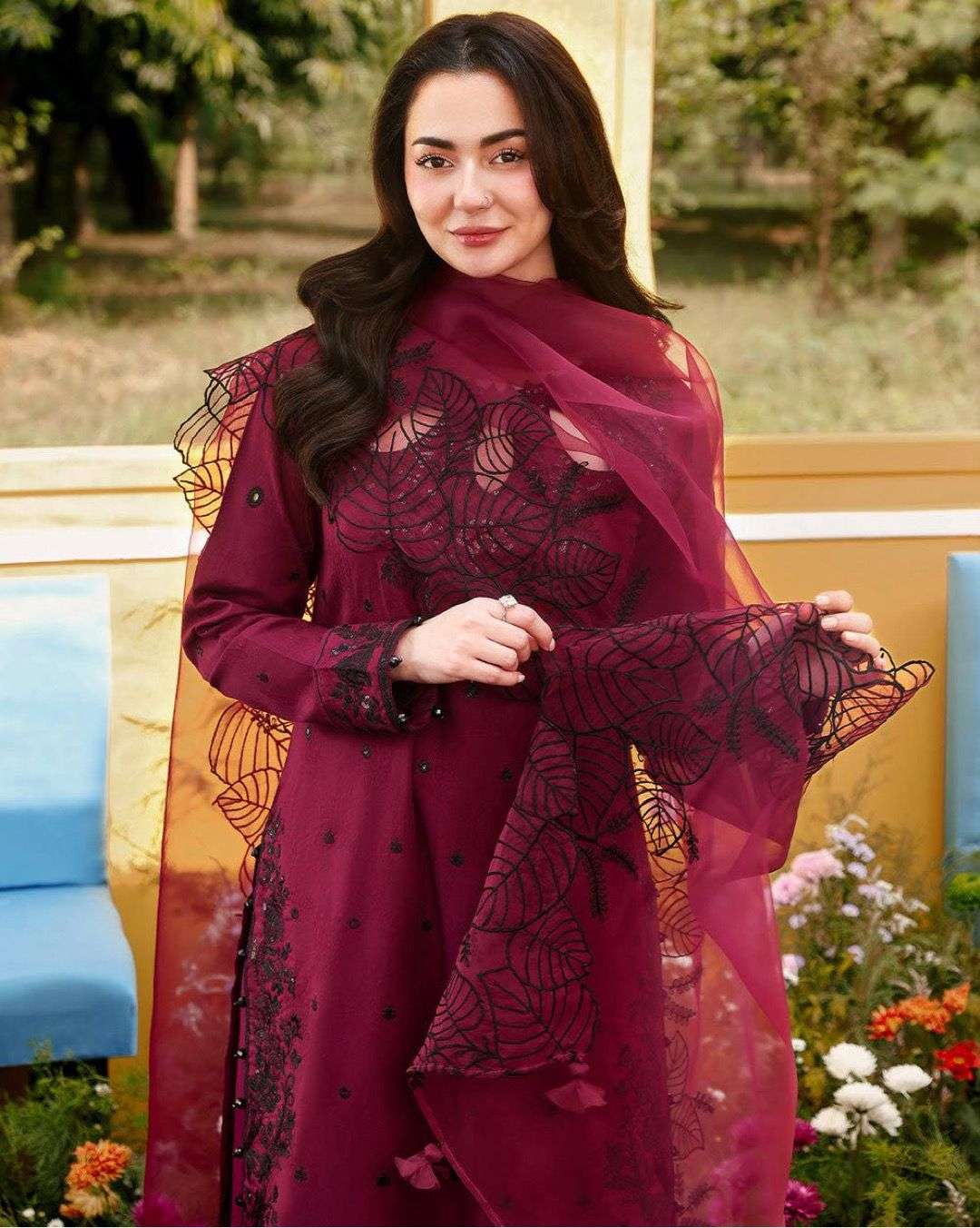 LADY LOOK 041 SATIN DESIGNER WORK PARTY WEAR PAKISTANI STYLE SUIT