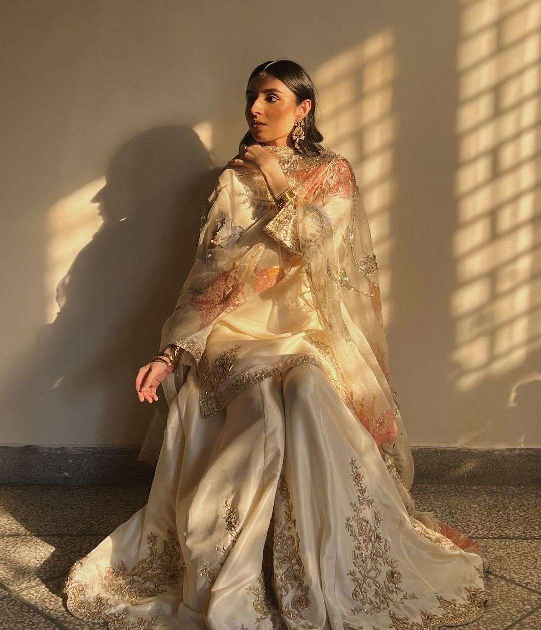 LG 1872 CHINON WITH SEQUANCE EMBROIDERY WORK GHARARA SUIT