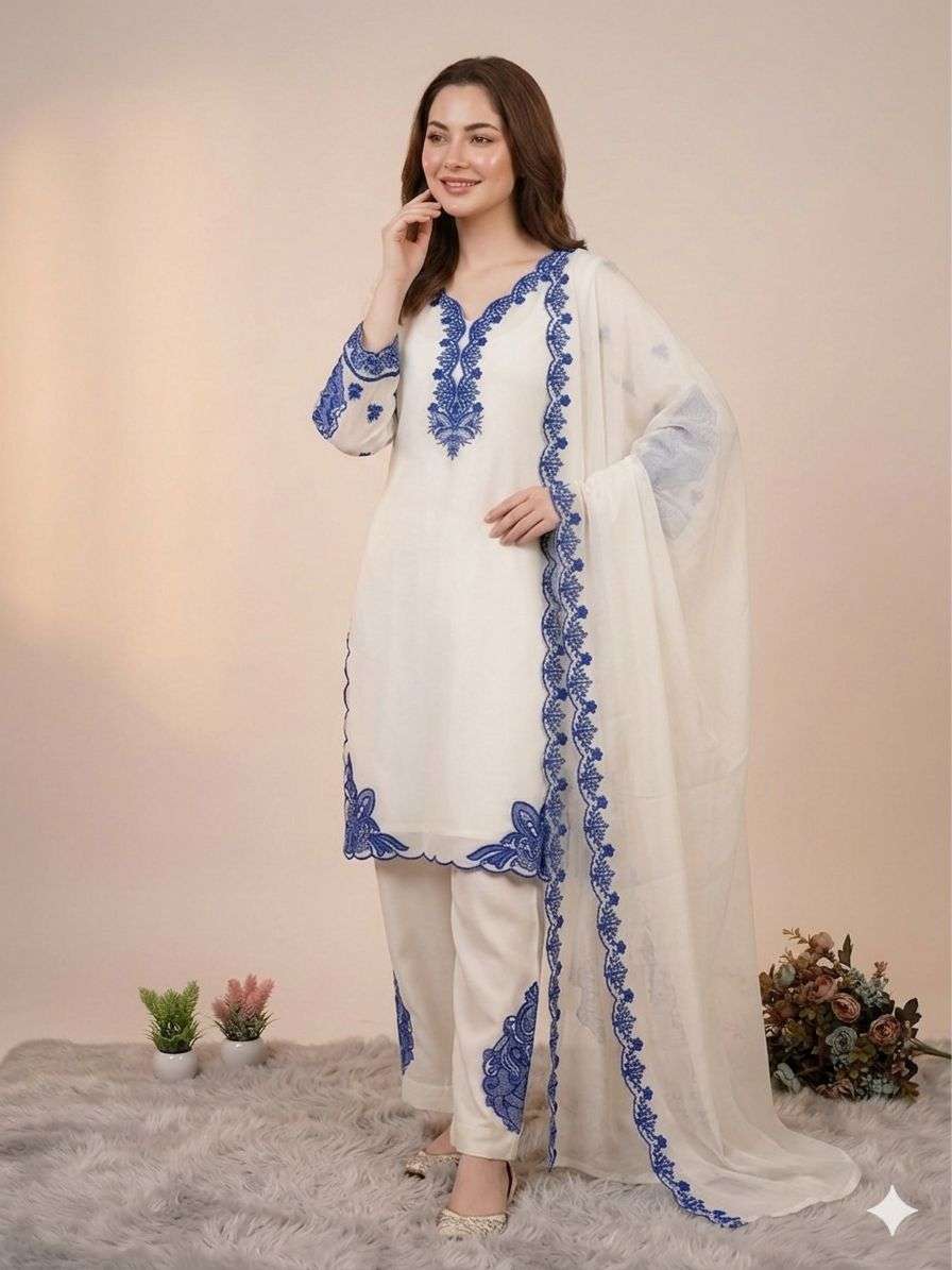 LG 2079 COTTON FANCY EMBROIDERY WORK LADIES PAKISTANI STYLE SUIT