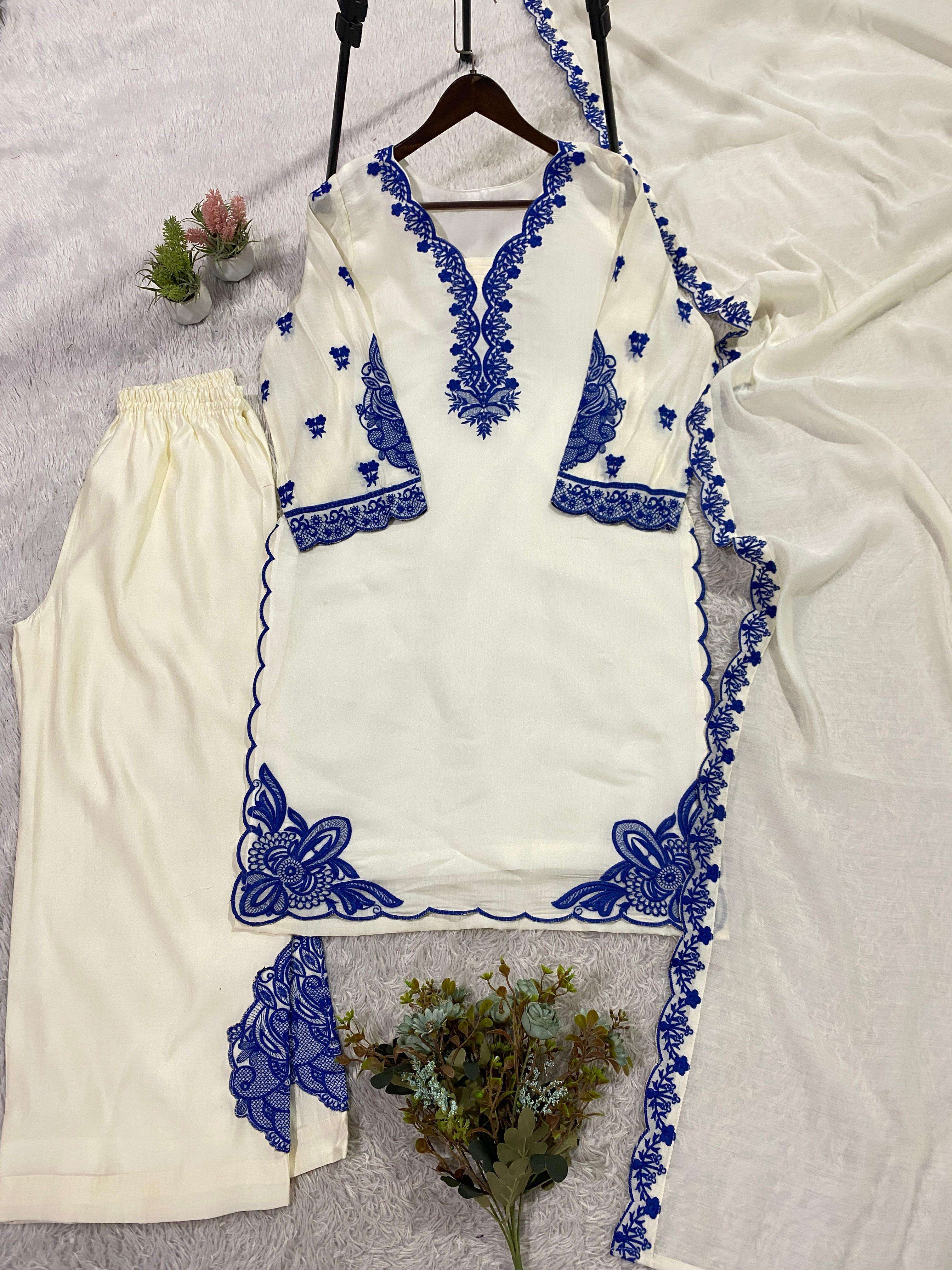 LG 2079 COTTON FANCY EMBROIDERY WORK LADIES PAKISTANI STYLE SUIT