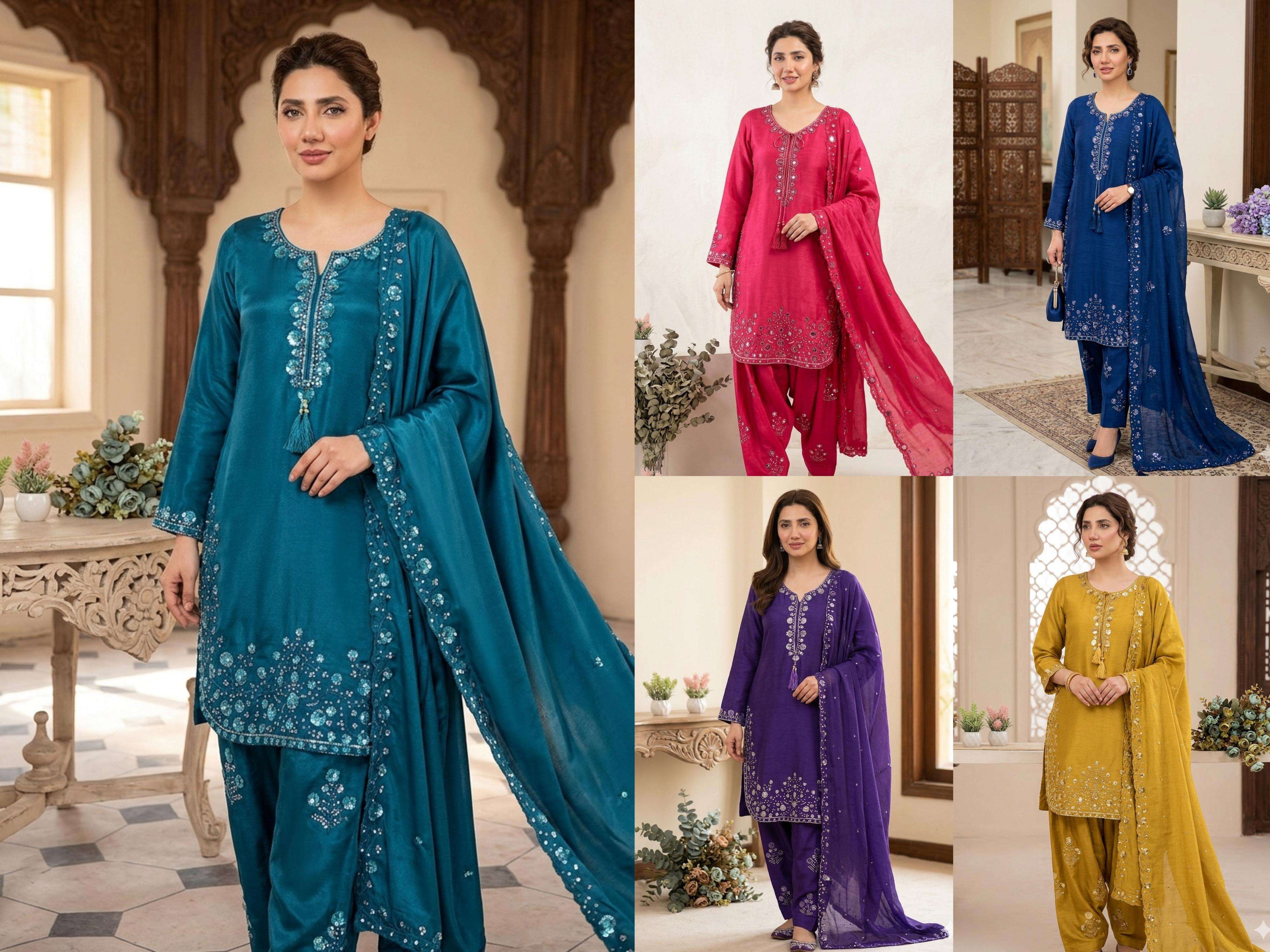 LG 2084 CHINON SEQUENCE EMBROIDERY DESIGNER WORK PARTY WEAR LADIES SUIT