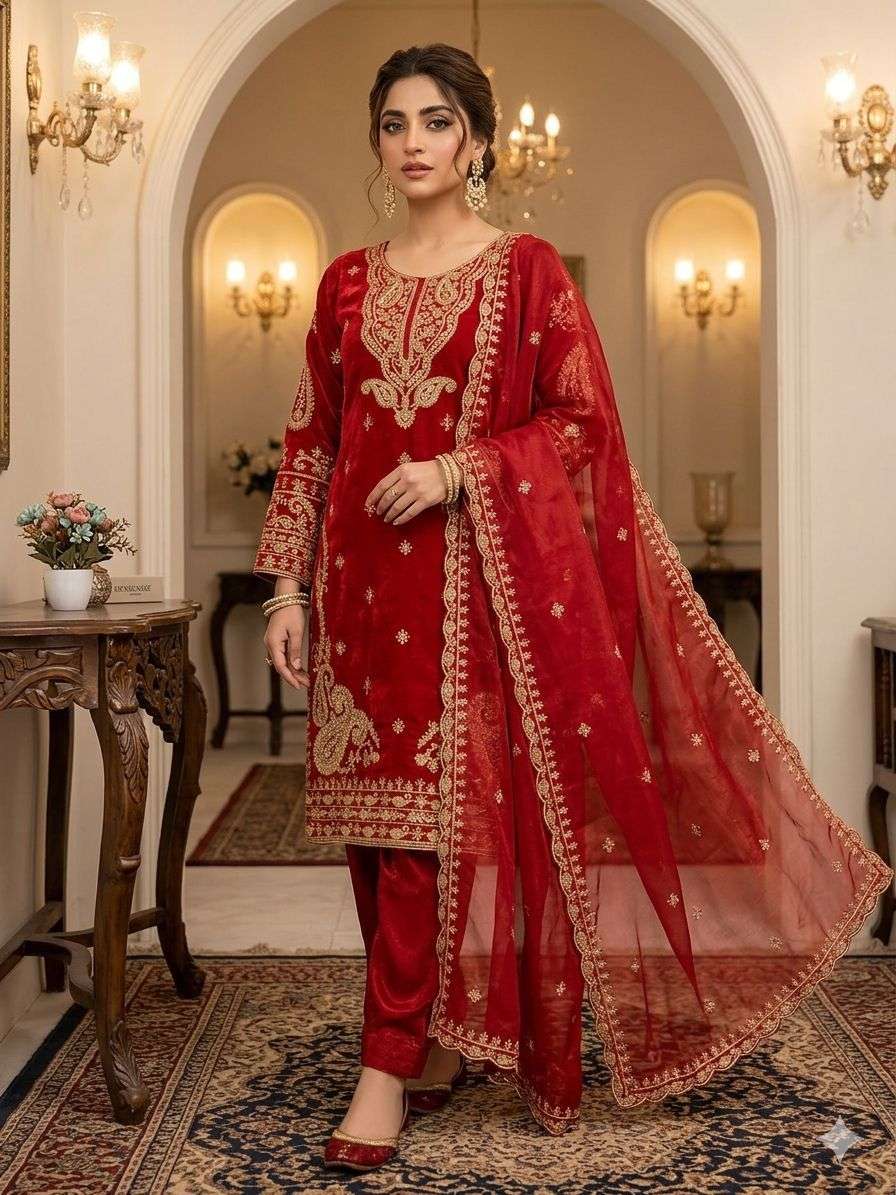 LG 2089 SILK HEAVY DESIGNER PARTY WEAR LADIES SUIT