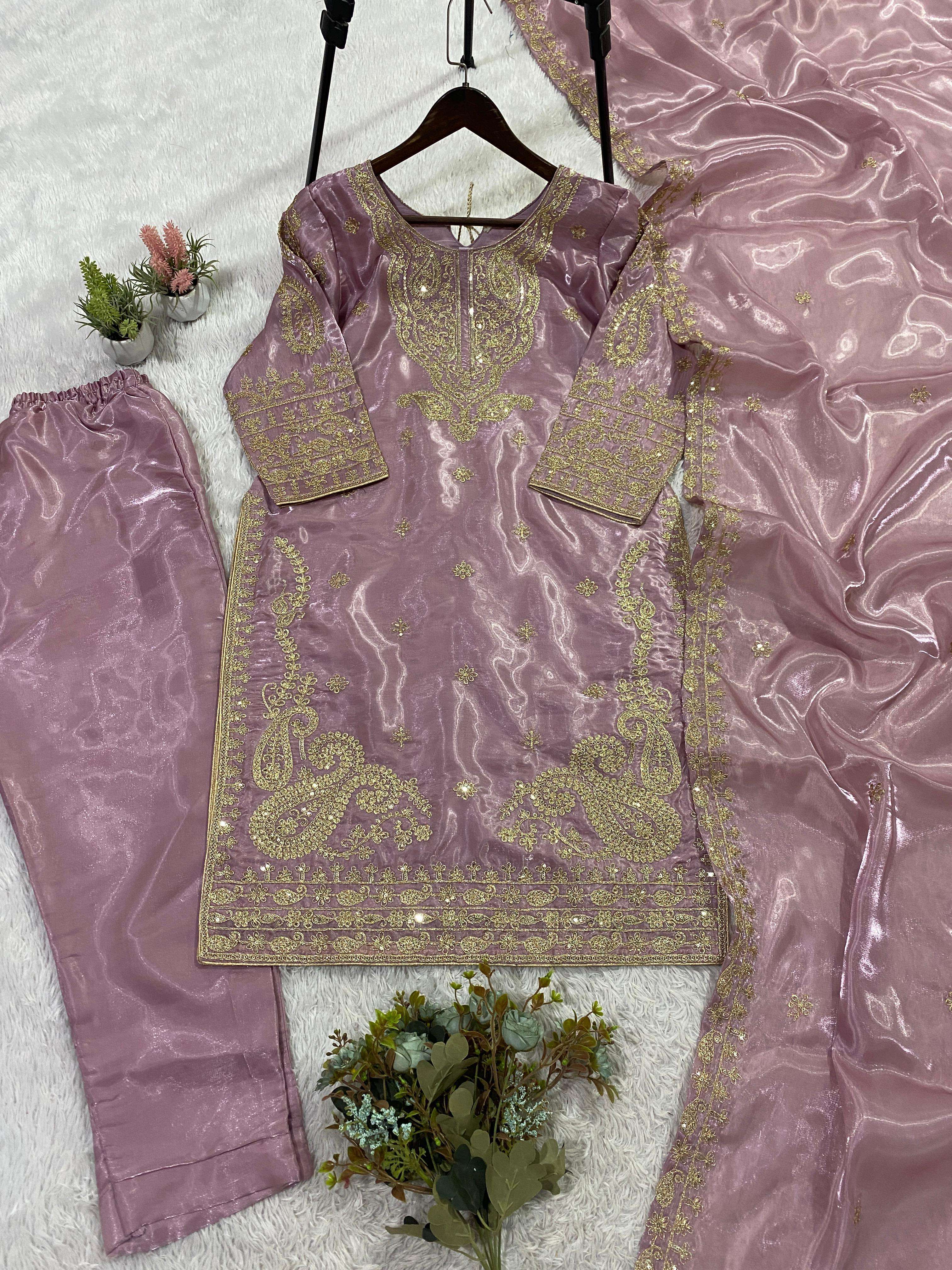 LG 2089 SILK HEAVY DESIGNER PARTY WEAR LADIES SUIT