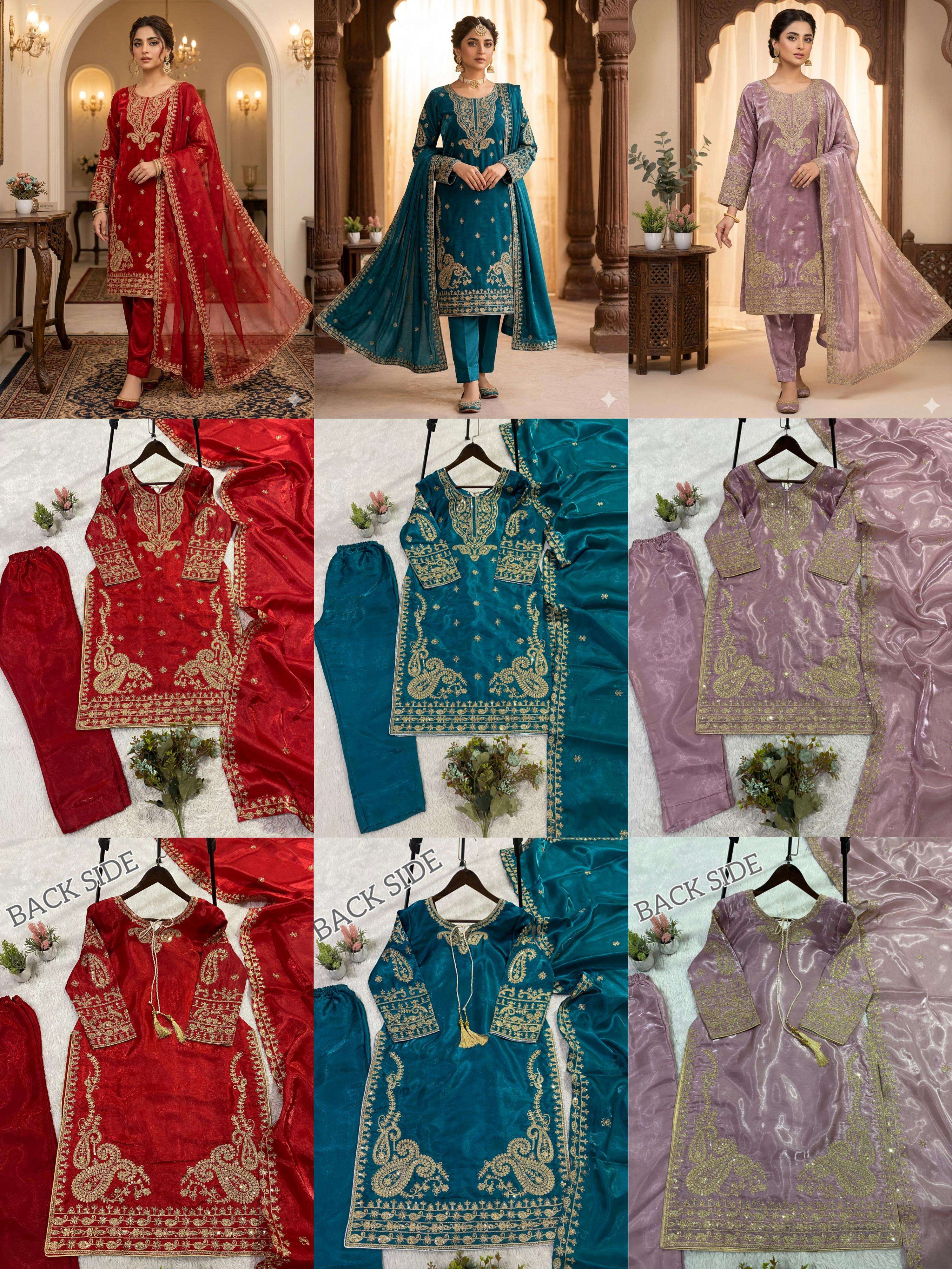 LG 2089 SILK HEAVY DESIGNER PARTY WEAR LADIES SUIT
