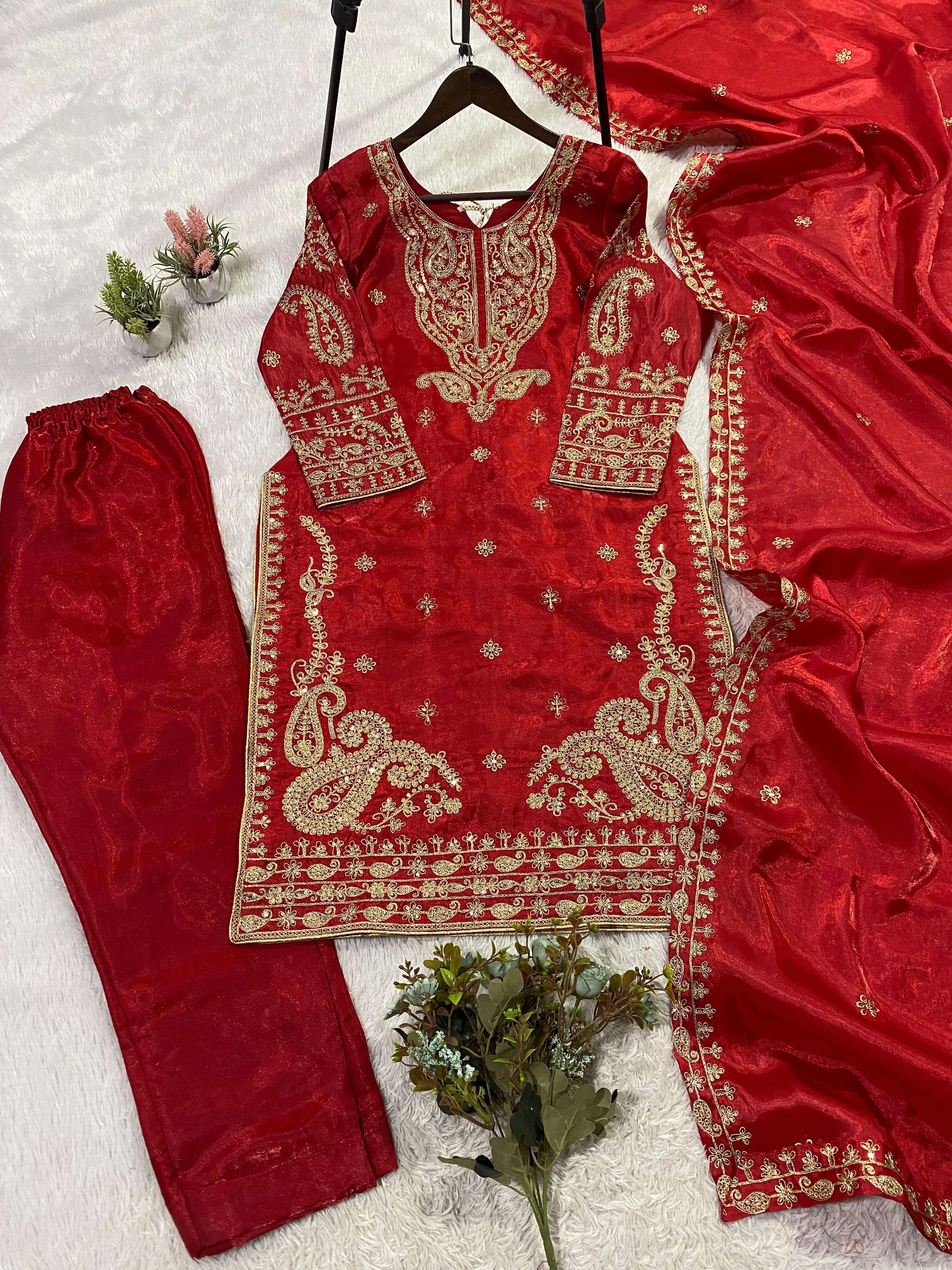 LG 2089 SILK HEAVY DESIGNER PARTY WEAR LADIES SUIT